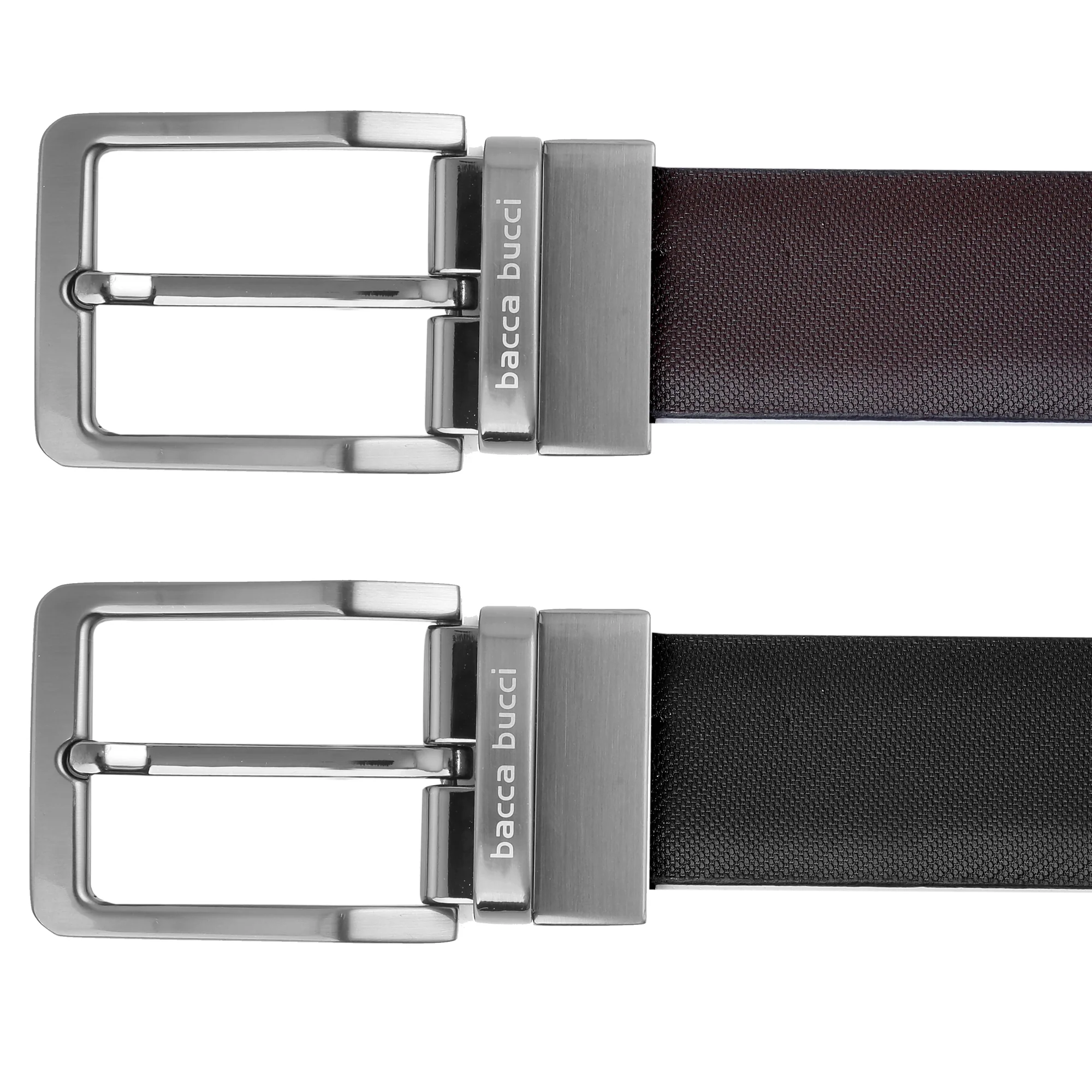 Bacca Bucci 35MM Nickle Free Reversible-Clamp Belt Buckle with Branding (Buckle only) - Image 2