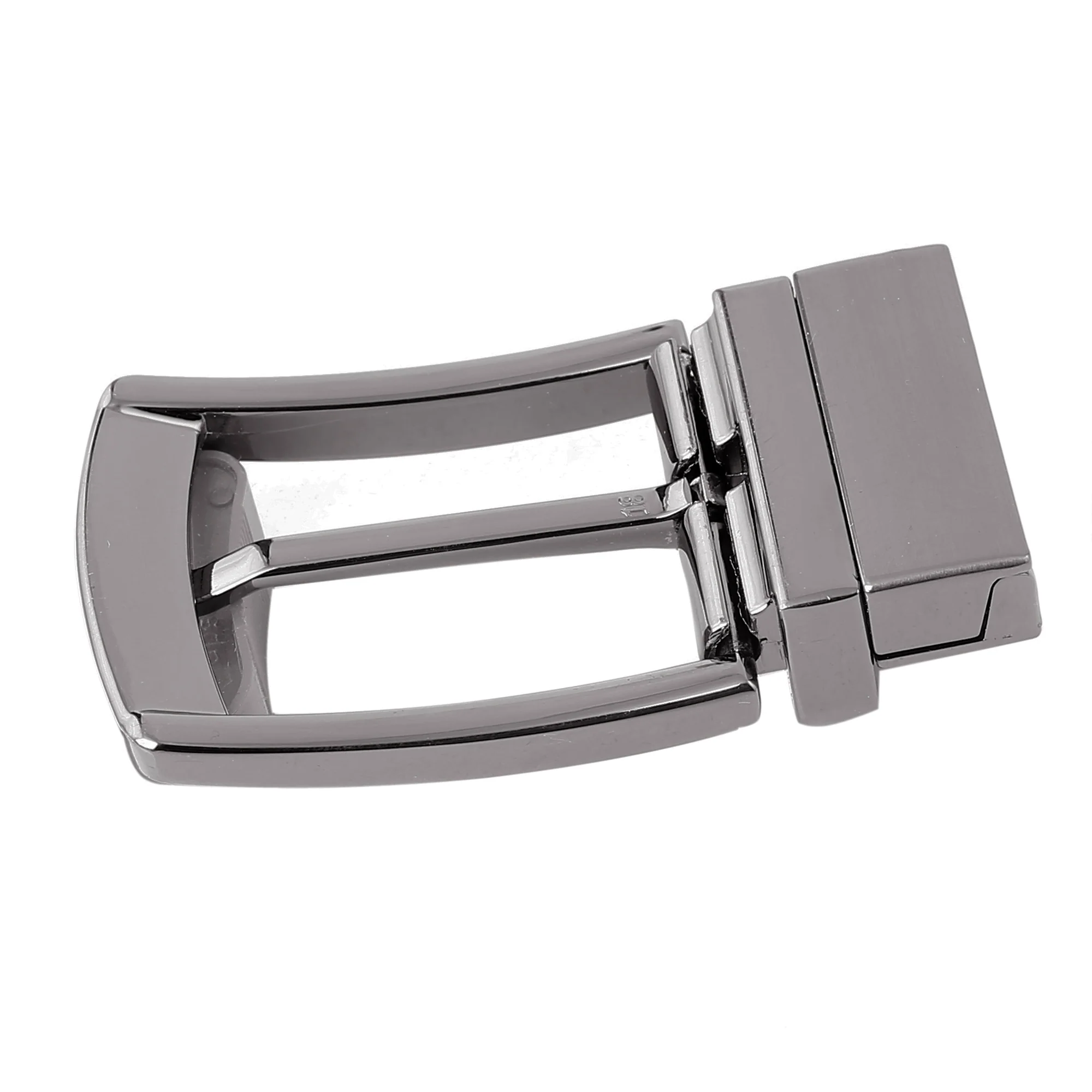 Bacca Bucci 35 MM Nickle free Reversible Clamp Belt Buckle with Branding (Buckle only) - Image 4
