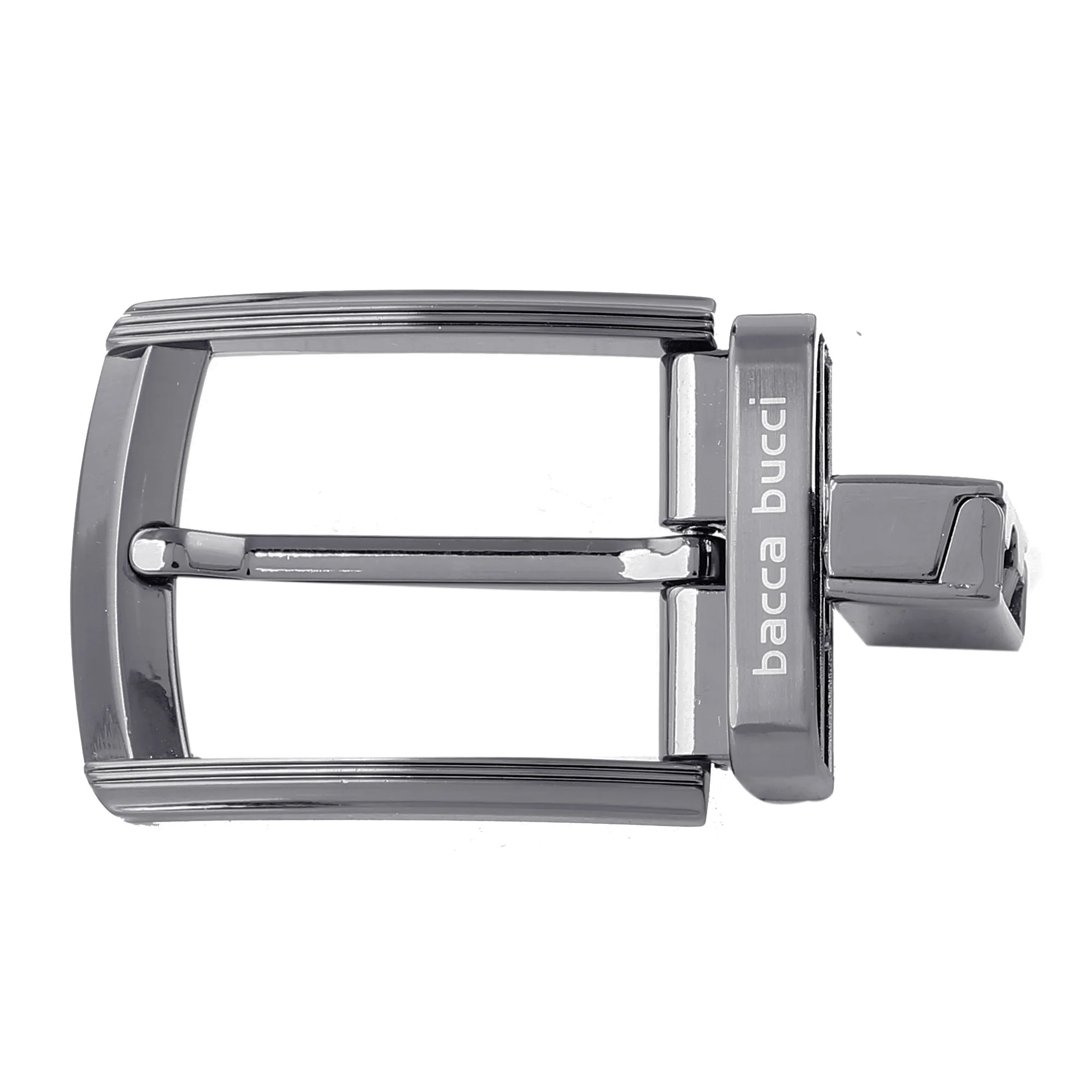 Bacca Bucci 35 MM Nickle free Reversible Clamp Belt Buckle with Branding (Buckle only) - Image 5
