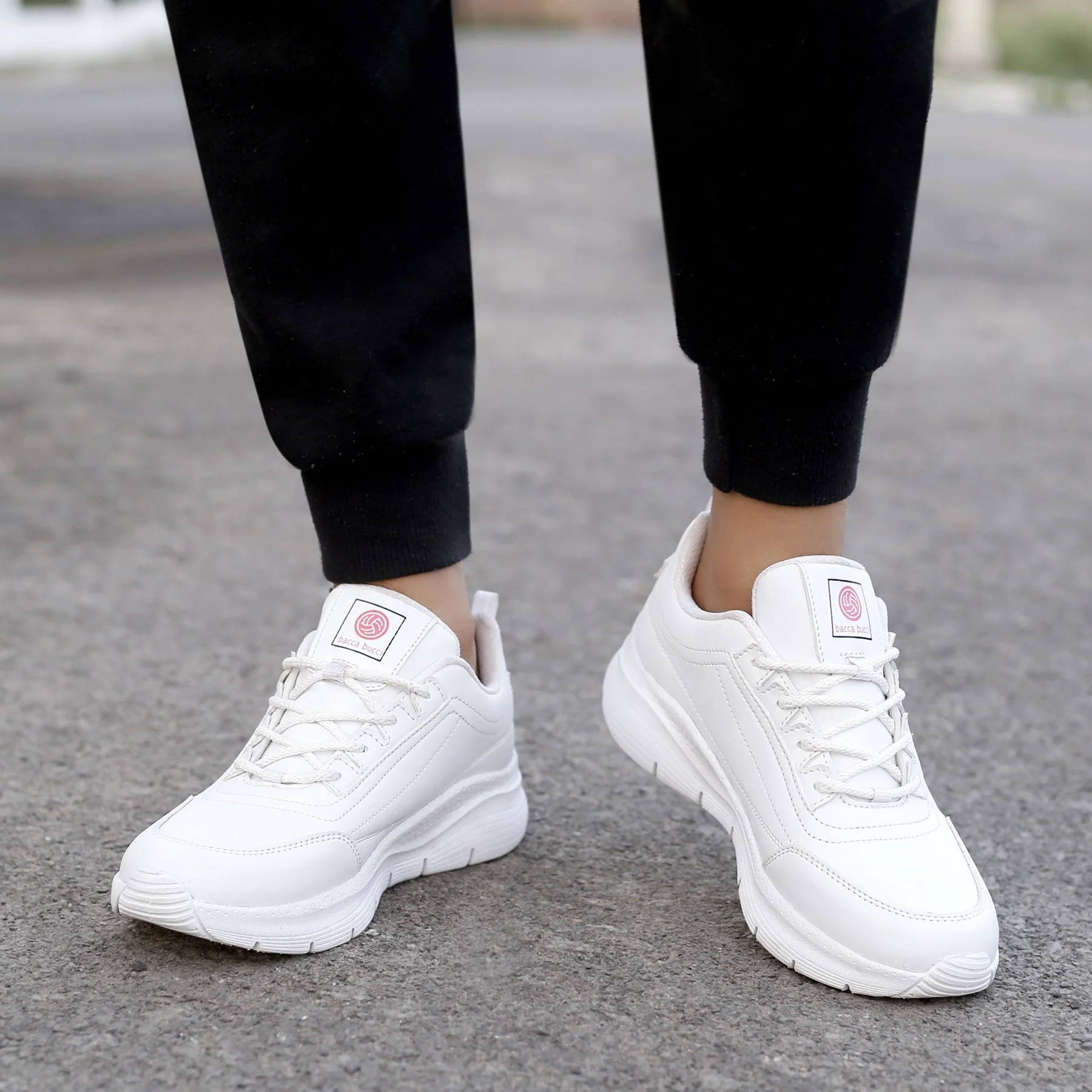 Bacca Bucci AFTERBURN Women Chunky Sneakers | Casual Fashion Lightweight Sole Platform Shoes - Image 4