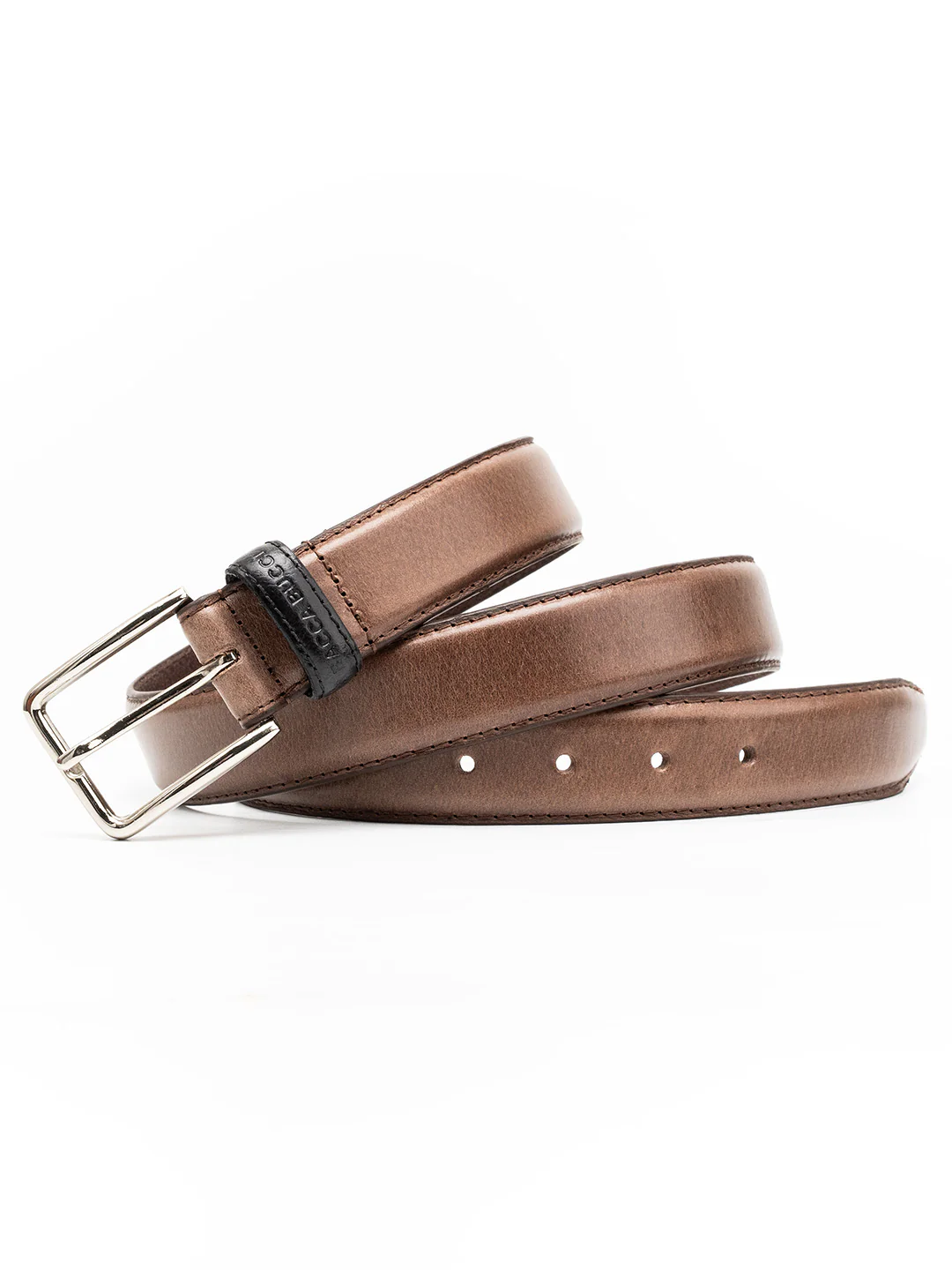 Bacca Bucci Classic Leather Belt with Metal Buckle - Image 4