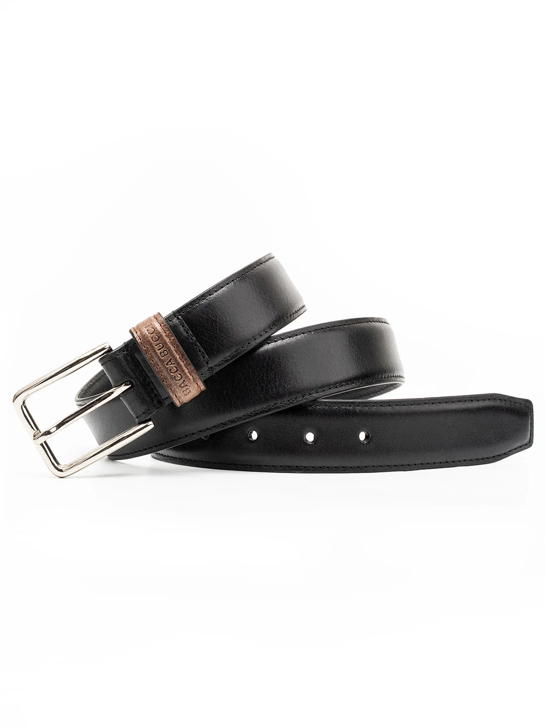 Bacca Bucci Classic Leather Belt with Metal Buckle - Image 10