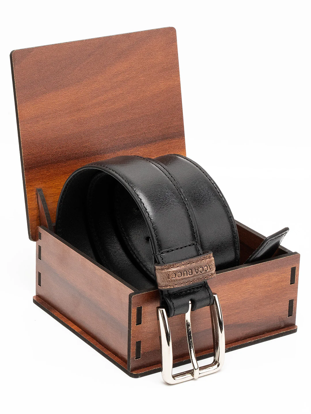 Bacca Bucci Classic Leather Belt with Metal Buckle - Image 11