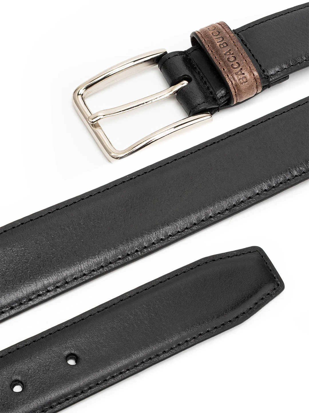 Bacca Bucci Classic Leather Belt with Metal Buckle - Image 12