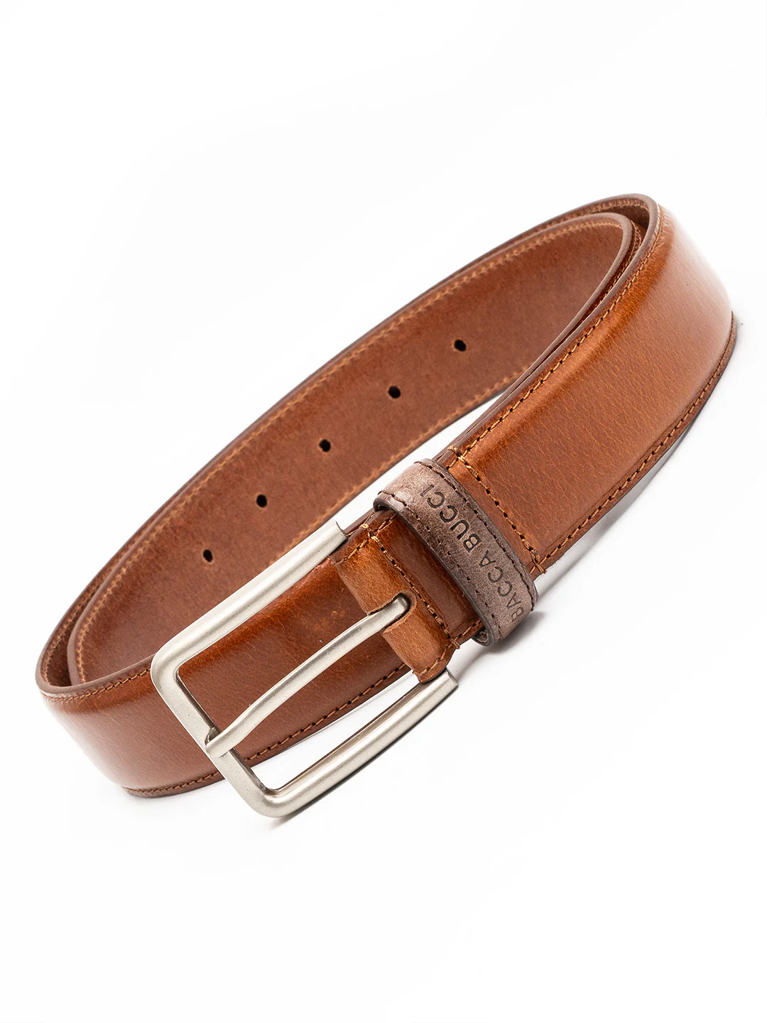 Bacca Bucci Classic Leather Belt with Metal Buckle - Image 16