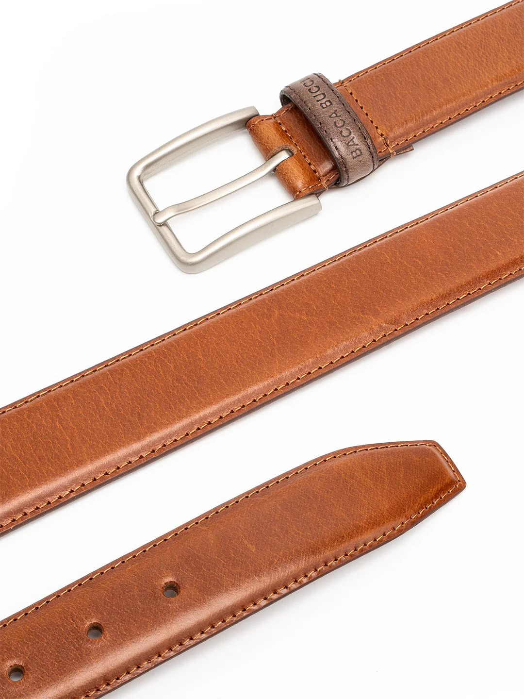 Bacca Bucci Classic Leather Belt with Metal Buckle - Image 17