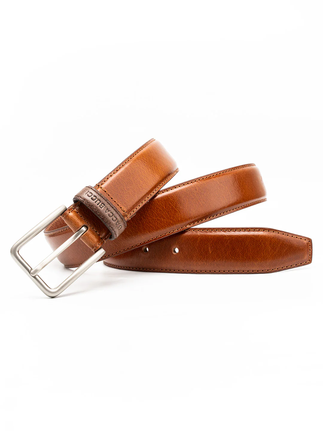 Bacca Bucci Classic Leather Belt with Metal Buckle - Image 15