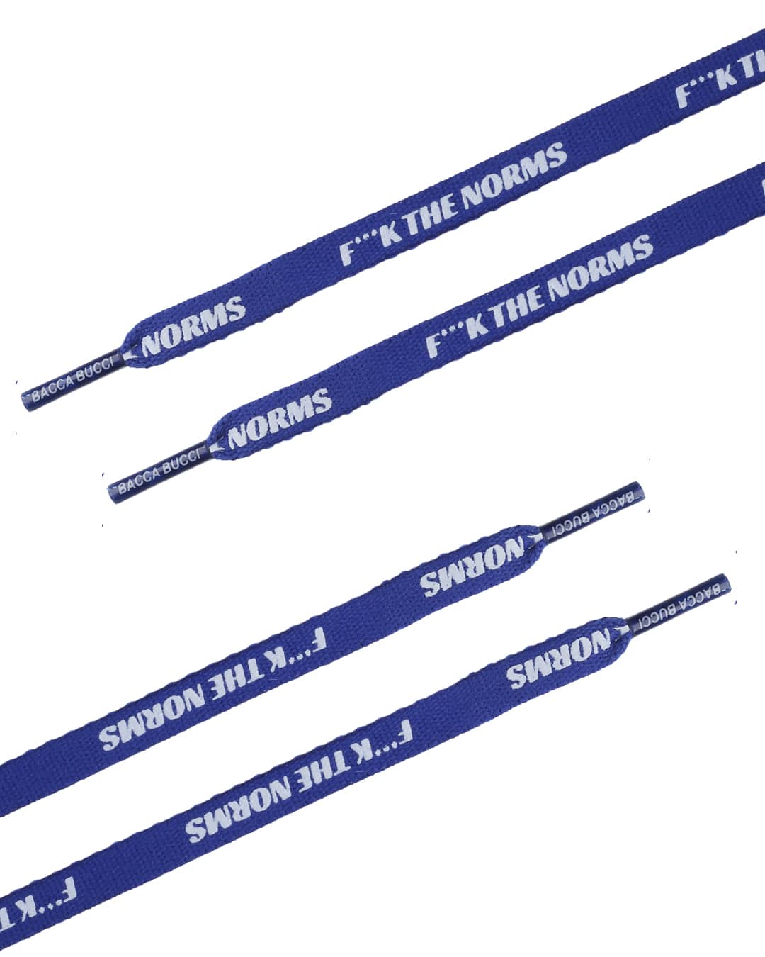 Bacca Bucci "F***K THE NORMS" Sneaker Laces - Image 12