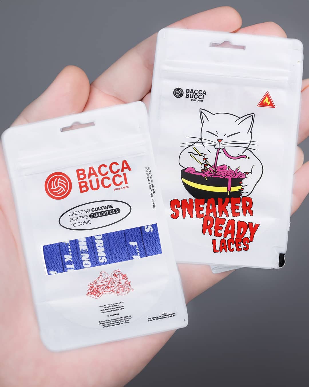 Bacca Bucci "F***K THE NORMS" Sneaker Laces - Image 15