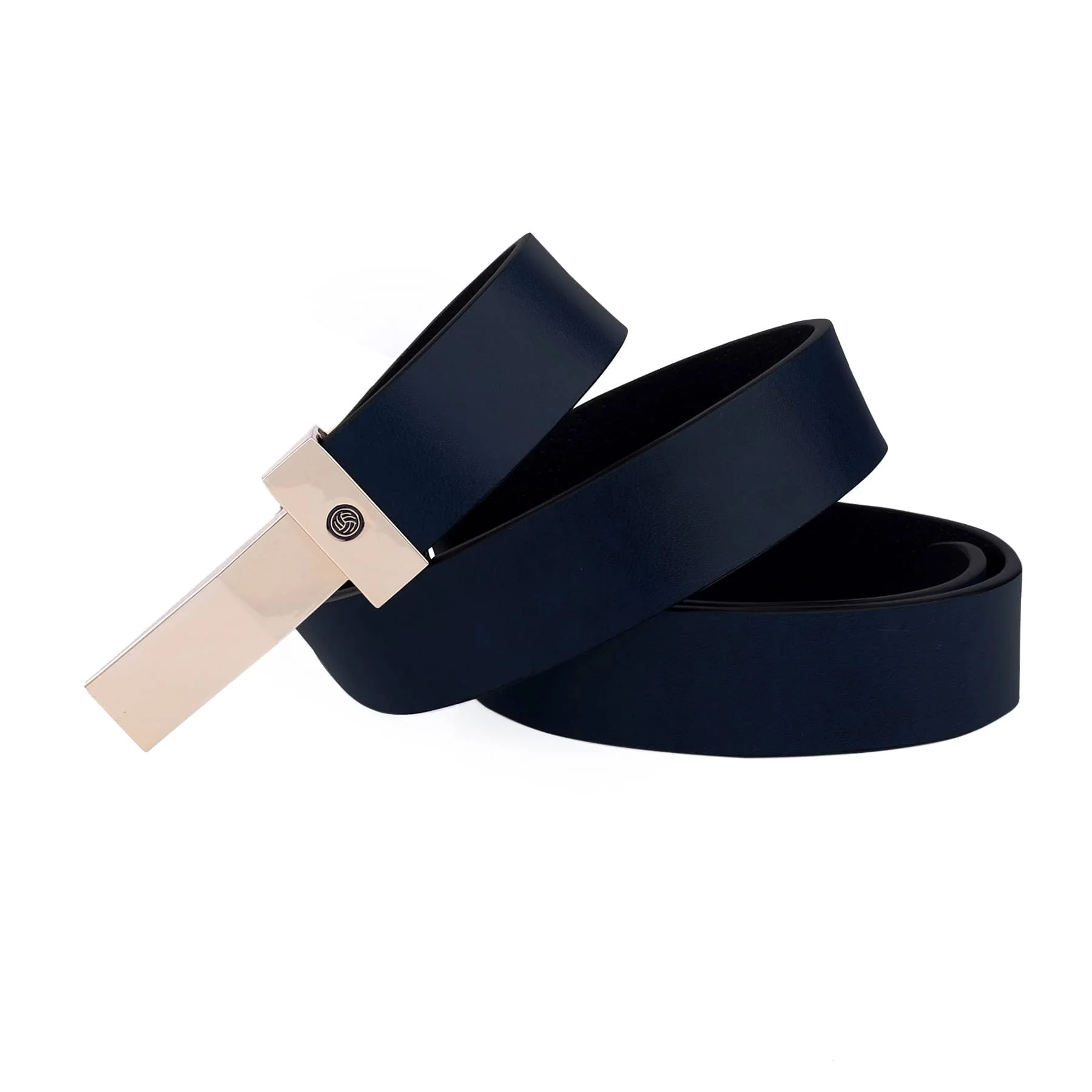 Bacca Bucci Genuine Leather Formal Dress Belts with a Stylish Finish & a Nickel-Free Buckle - Image 7