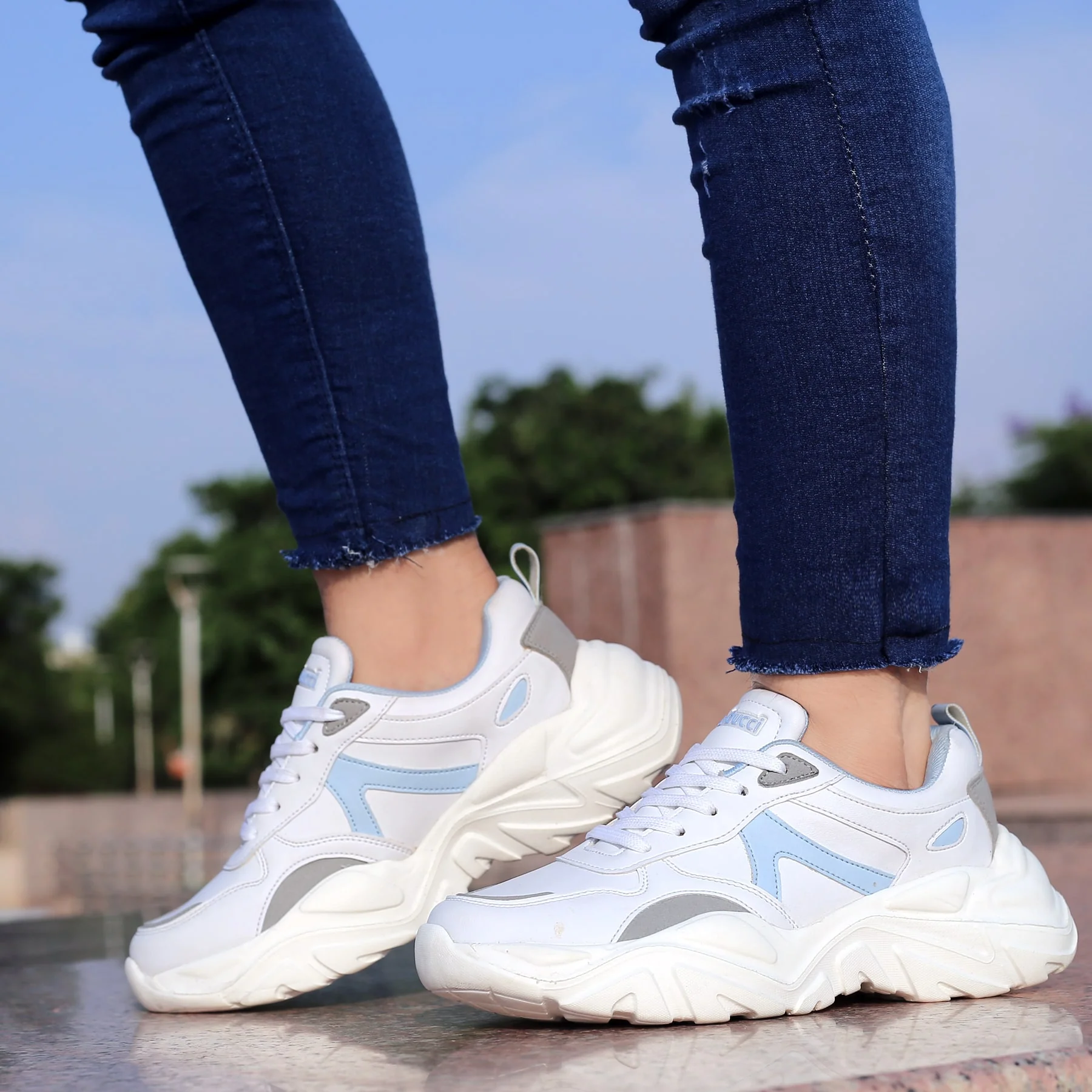 Bacca Bucci HARPER Low-top Platform Chunky Fashion Sneakers For Women - Image 4