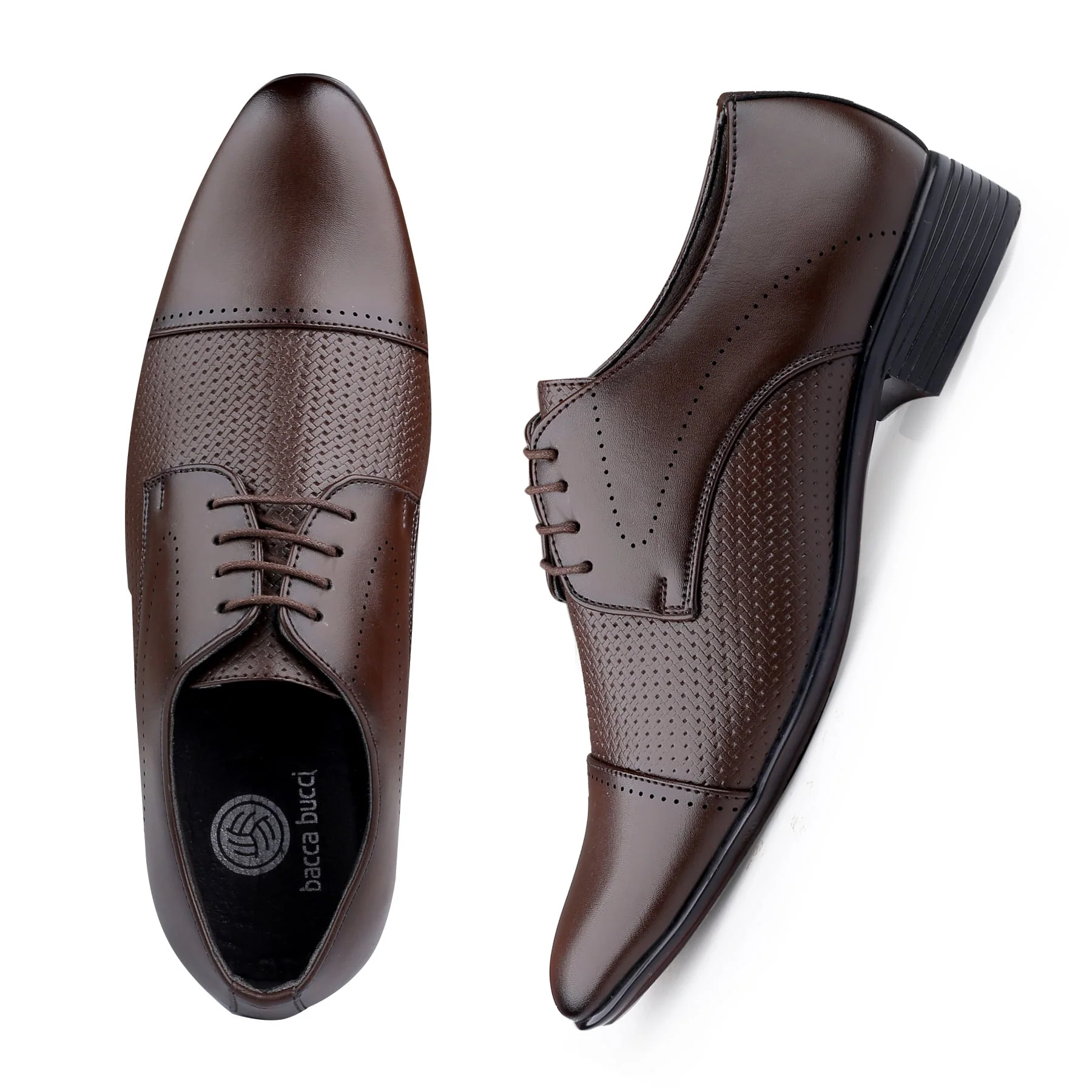 Bacca Bucci HOMER Formal Shoes with Superior Comfort | All Day Wear Office Or Party Lace-up Shoes - Image 10