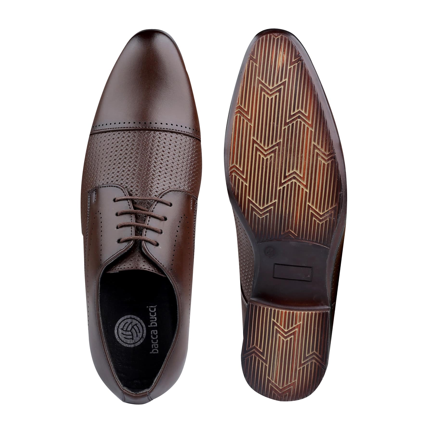 Bacca Bucci HOMER Formal Shoes with Superior Comfort | All Day Wear Office Or Party Lace-up Shoes - Image 11