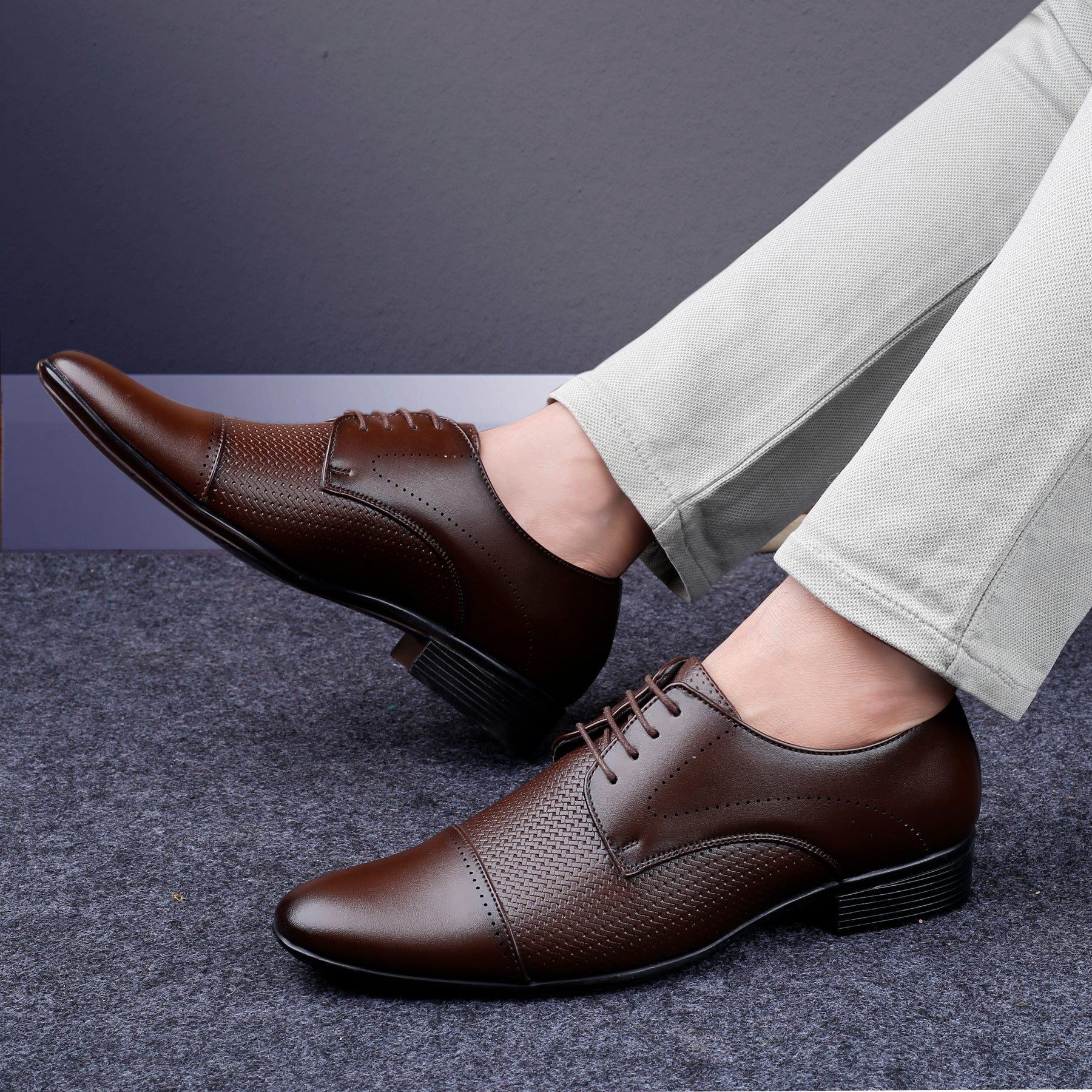 Bacca Bucci HOMER Formal Shoes with Superior Comfort | All Day Wear Office Or Party Lace-up Shoes - Image 8
