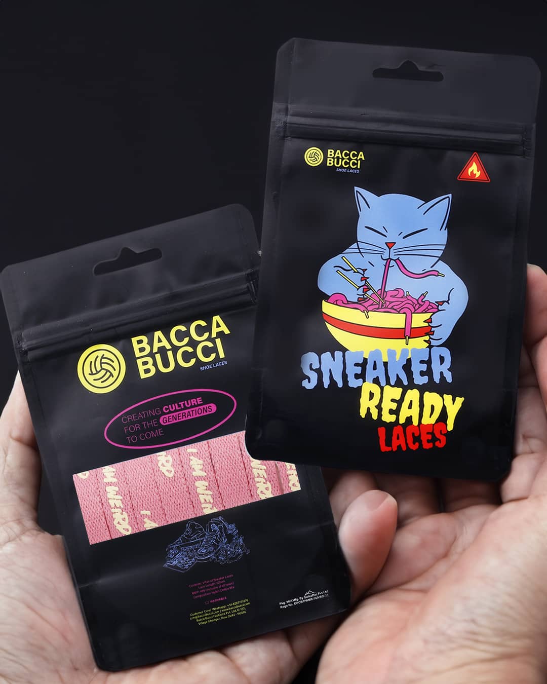 Bacca Bucci "I AM WEIRD" Sneaker Laces - Image 21