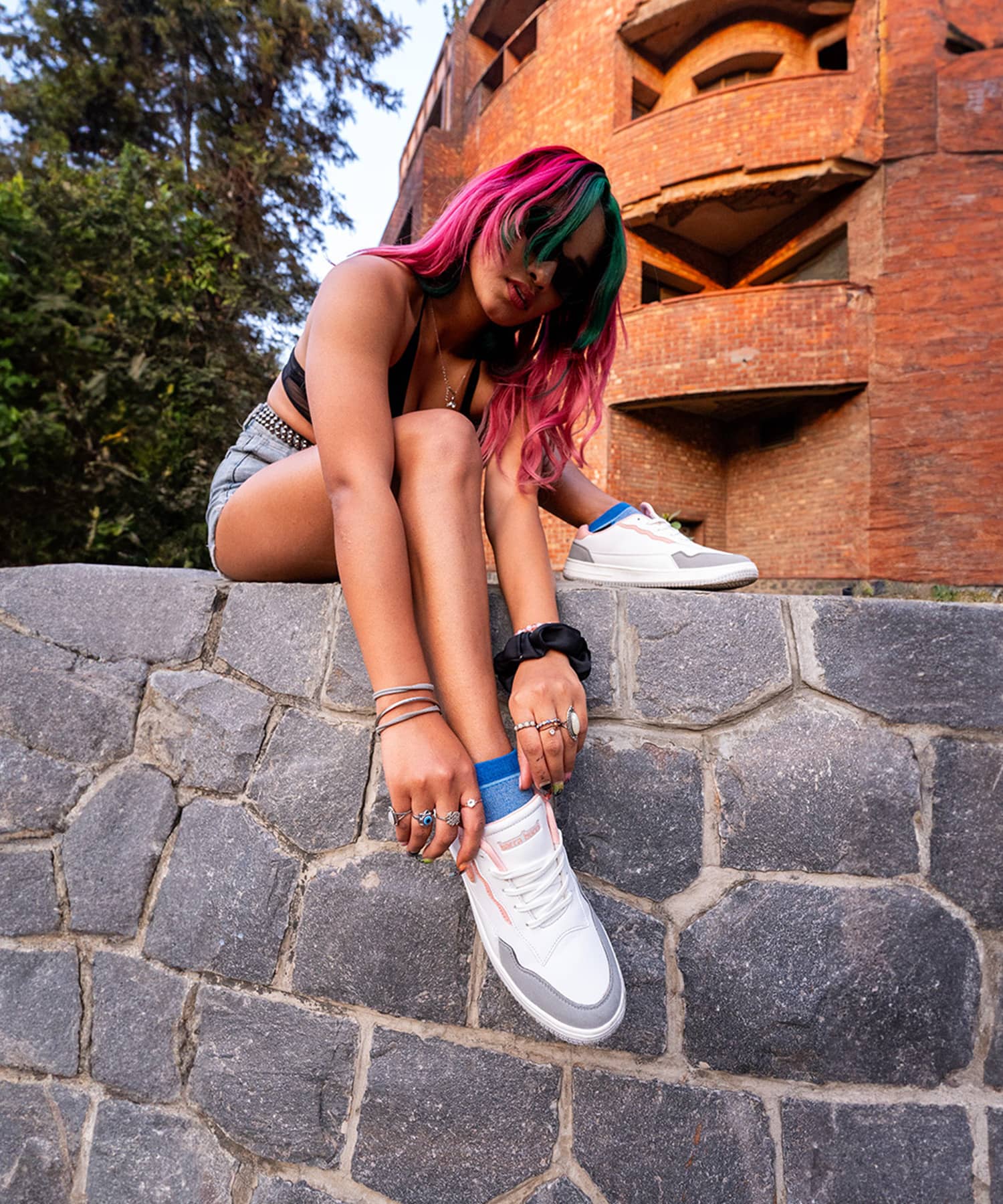 Bacca Bucci INFINITY Low Top Flat Sole Fashion Women's Sneakers - Image 5