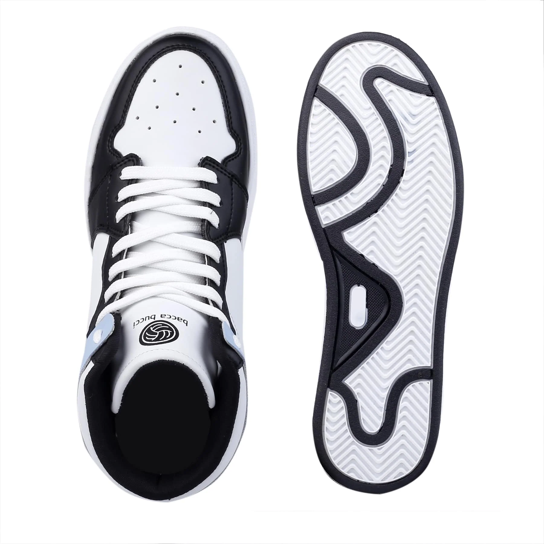 Bacca Bucci Boys or Girls Streetwear Flat Heel High-top Fashions Sneakers (Age : 8 Years to 12 Years) - Image 7