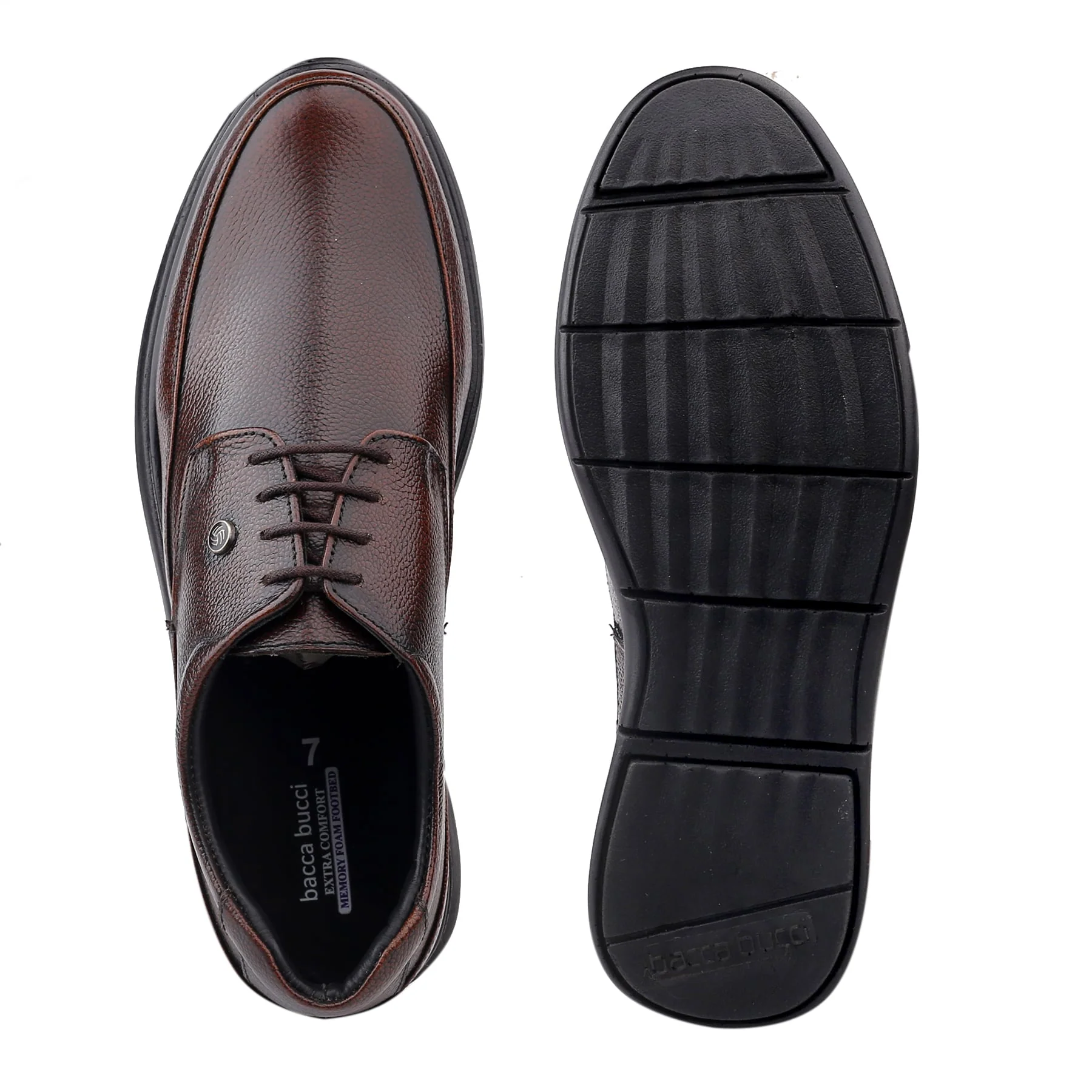 Bacca Bucci Leather Office Lace-ups Formal Shoes | UK- 06 to 14 - Image 12