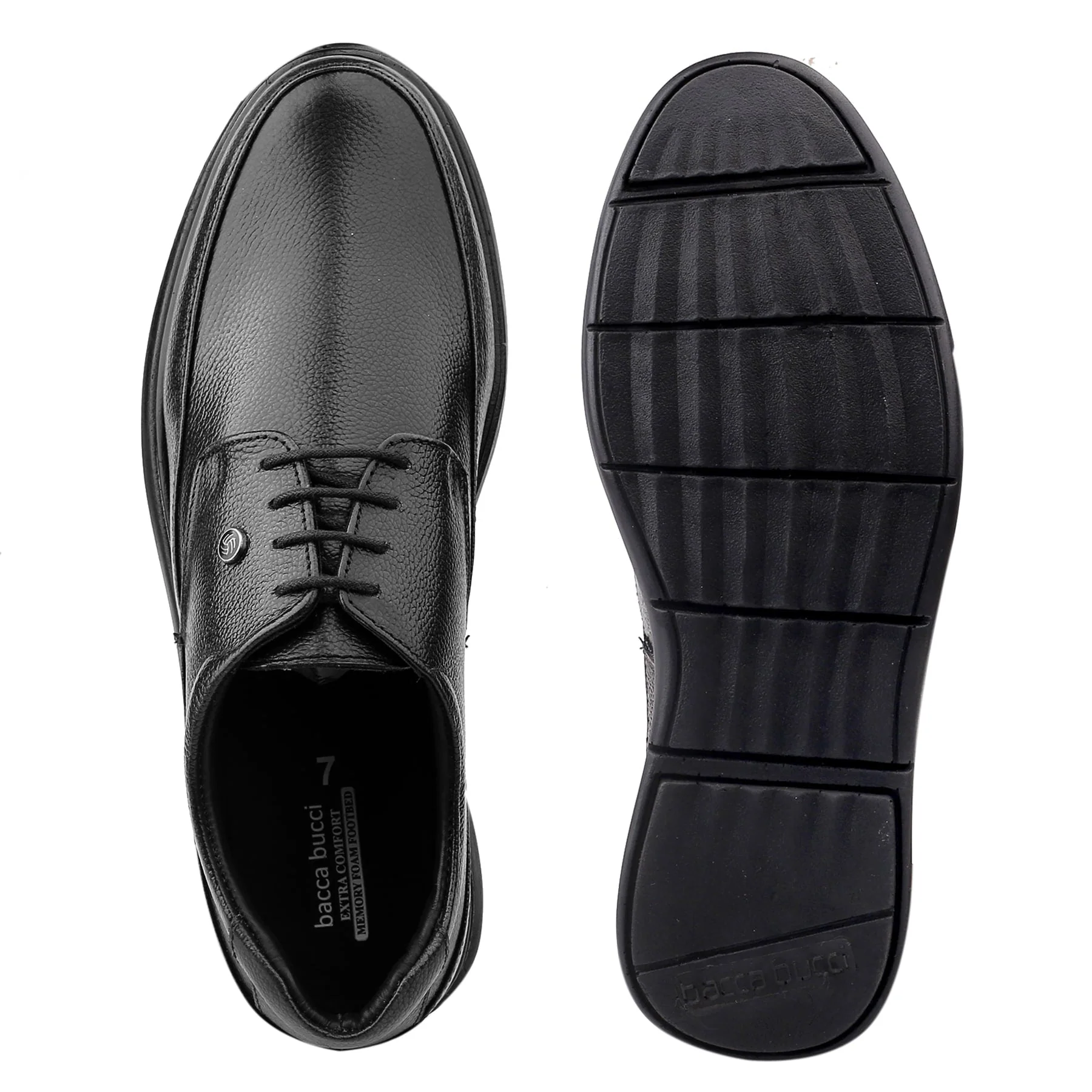 Bacca Bucci Leather Office Lace-ups Formal Shoes | UK- 06 to 14 - Image 14