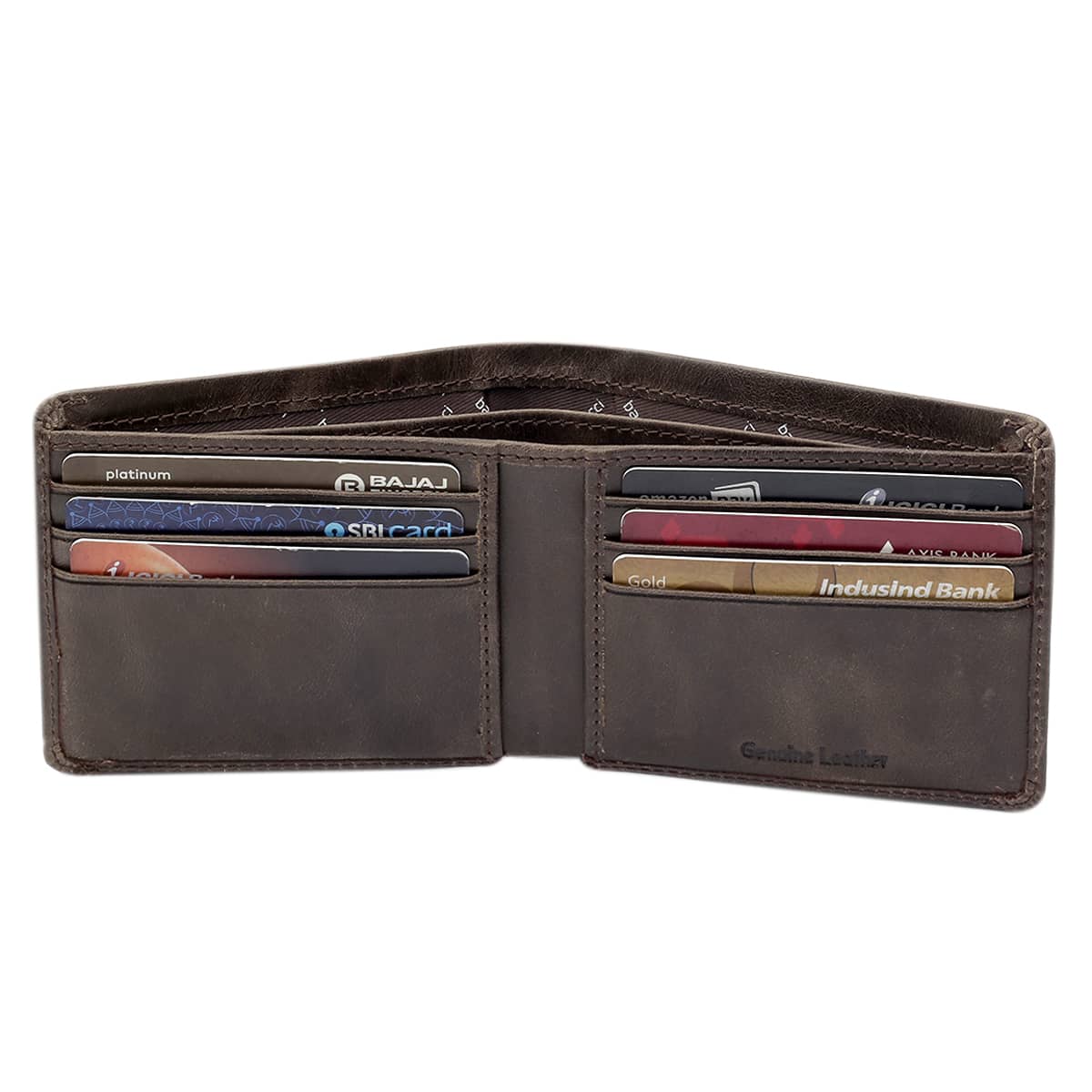 Bacca Bucci Leather Series Textured Bifold Wallet for Men - Image 5