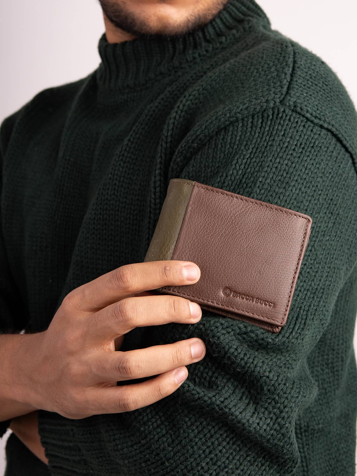 Bacca Bucci Genuine Leather Bi-Fold Wallet - Image 3