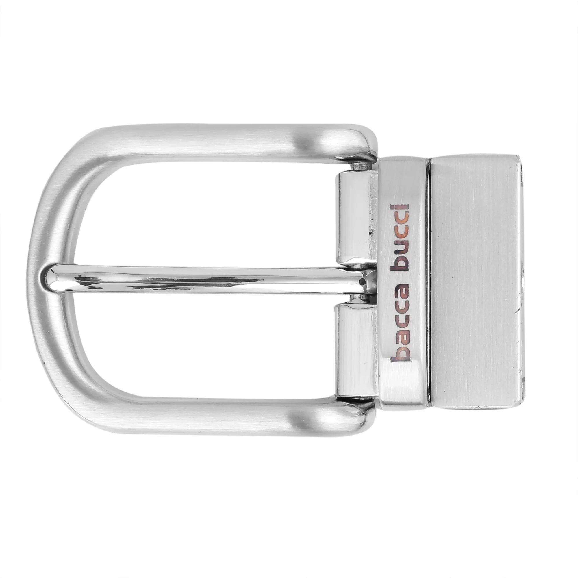 Bacca Bucci 35 MM Nickle free Reversible Clamp Belt Buckle with Branding - Image 3