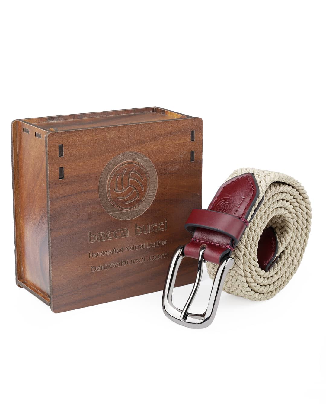 Bacca Bucci Men's Premium Elastic Braided Stretch Belt—Perfect for Golf, Casual, and Everyday Wear - Image 15
