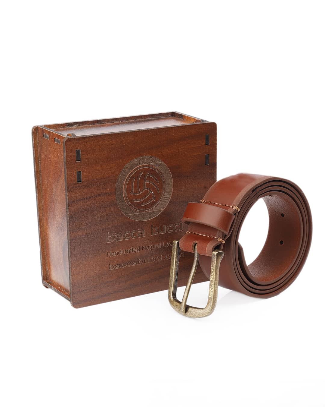 Bacca Bucci Men's Genuine Leather Casual Jeans Belt - Image 6