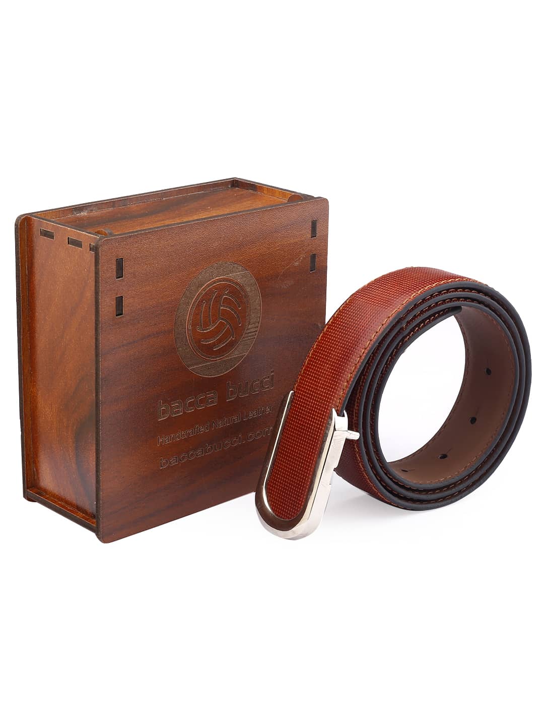 Bacca Bucci Men's Premium Leather Belt - Image 6