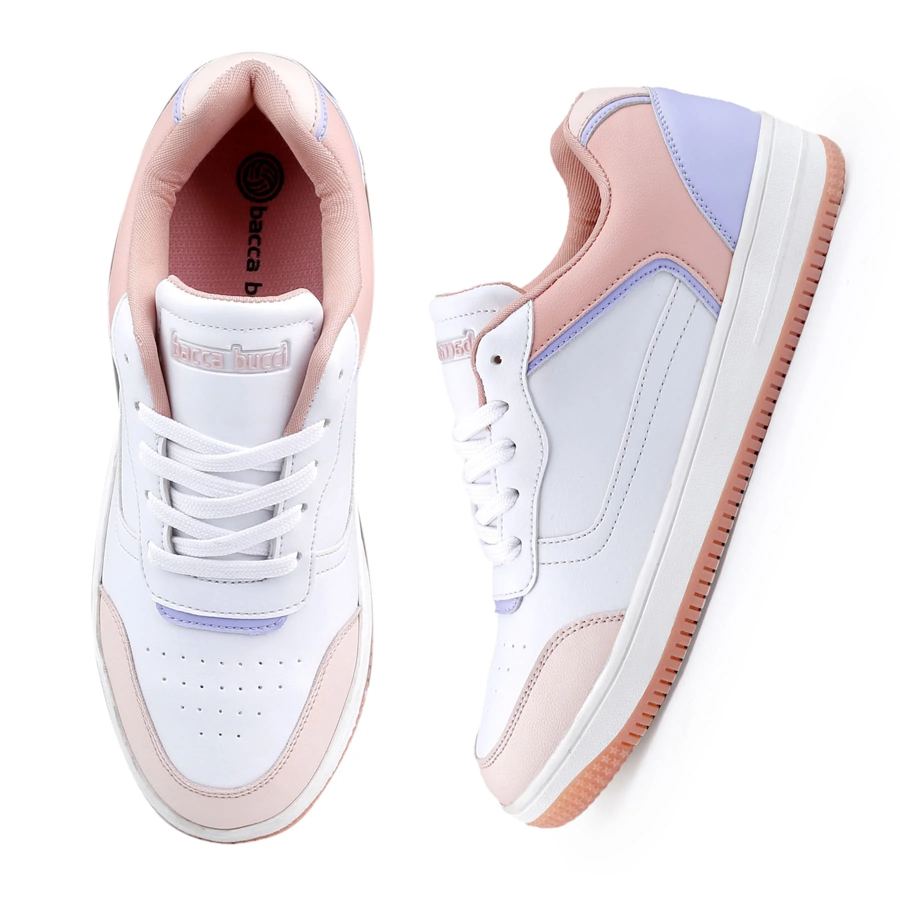 Bacca Bucci NAOMI Low-top Flat Sole Sneakers For Women - Image 5