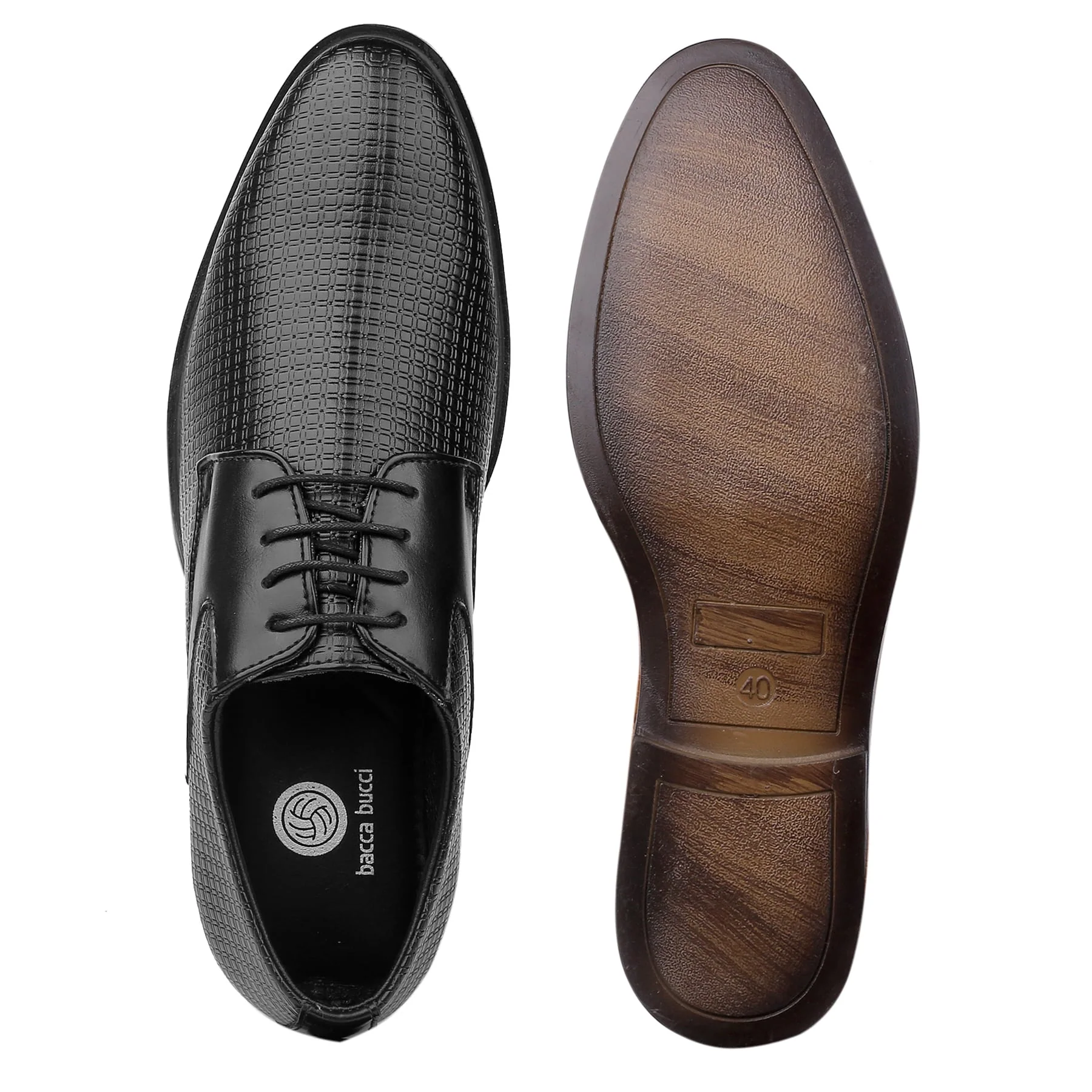 Bacca Bucci OSLO Formal Shoes with Superior Comfort | All Day Wear Office Or Party Lace-up Shoes - Image 11