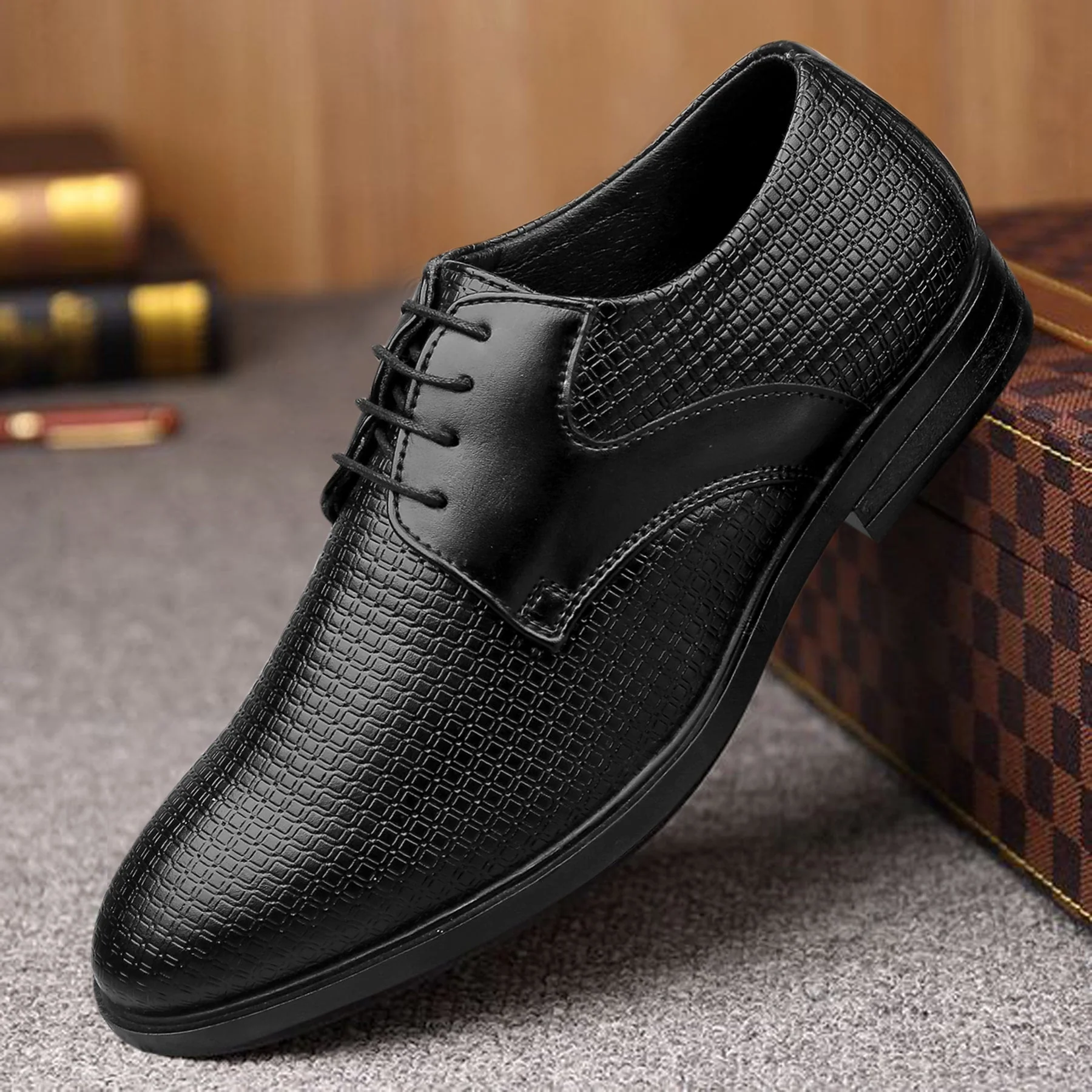 Bacca Bucci OSLO Formal Shoes with Superior Comfort | All Day Wear Office Or Party Lace-up Shoes - Image 8