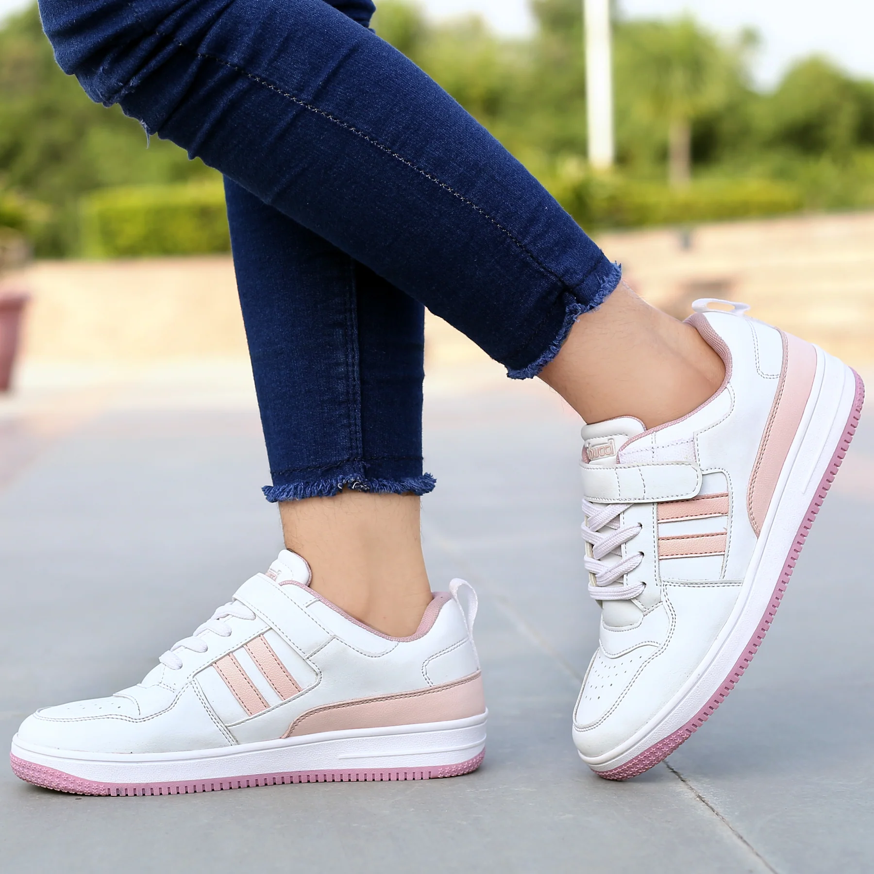 Bacca Bucci PHOENIX Low-Top Fashion Women's Sneakers with Hook & Loop Closure - Image 3