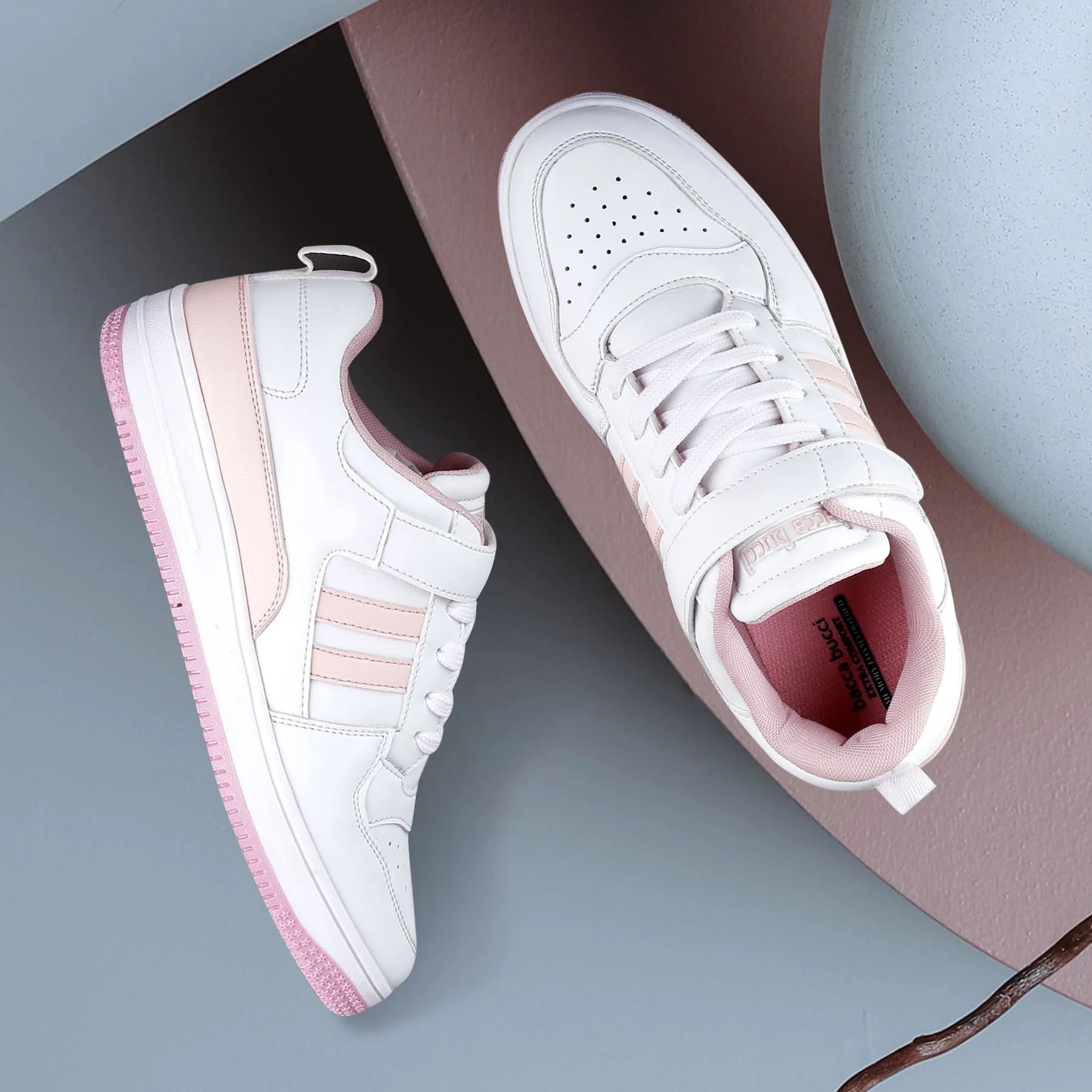 Bacca Bucci PHOENIX Low-Top Fashion Women's Sneakers with Hook & Loop Closure - Image 11