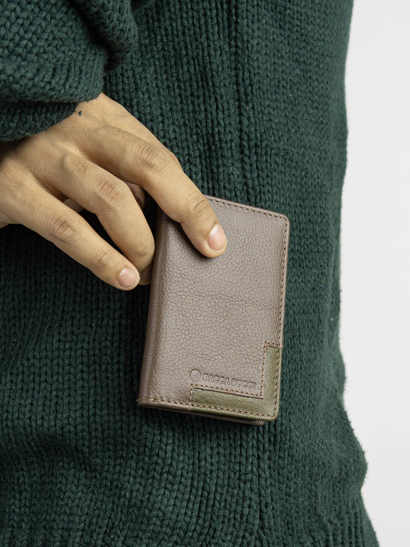 Bacca Bucci Pocket Pulse - Ultra-Sleek Bifold Leather Wallet for Teens & Gen Z - Image 9