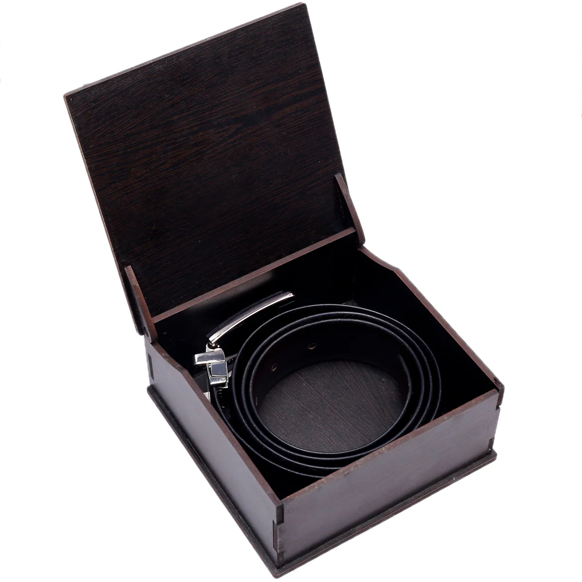 Bacca Bucci® Men's Automatic Reversible Classic Dress belt Italian Top Grain Genuine Leather with Auto rotating Buckle- Black & Brown - Image 7