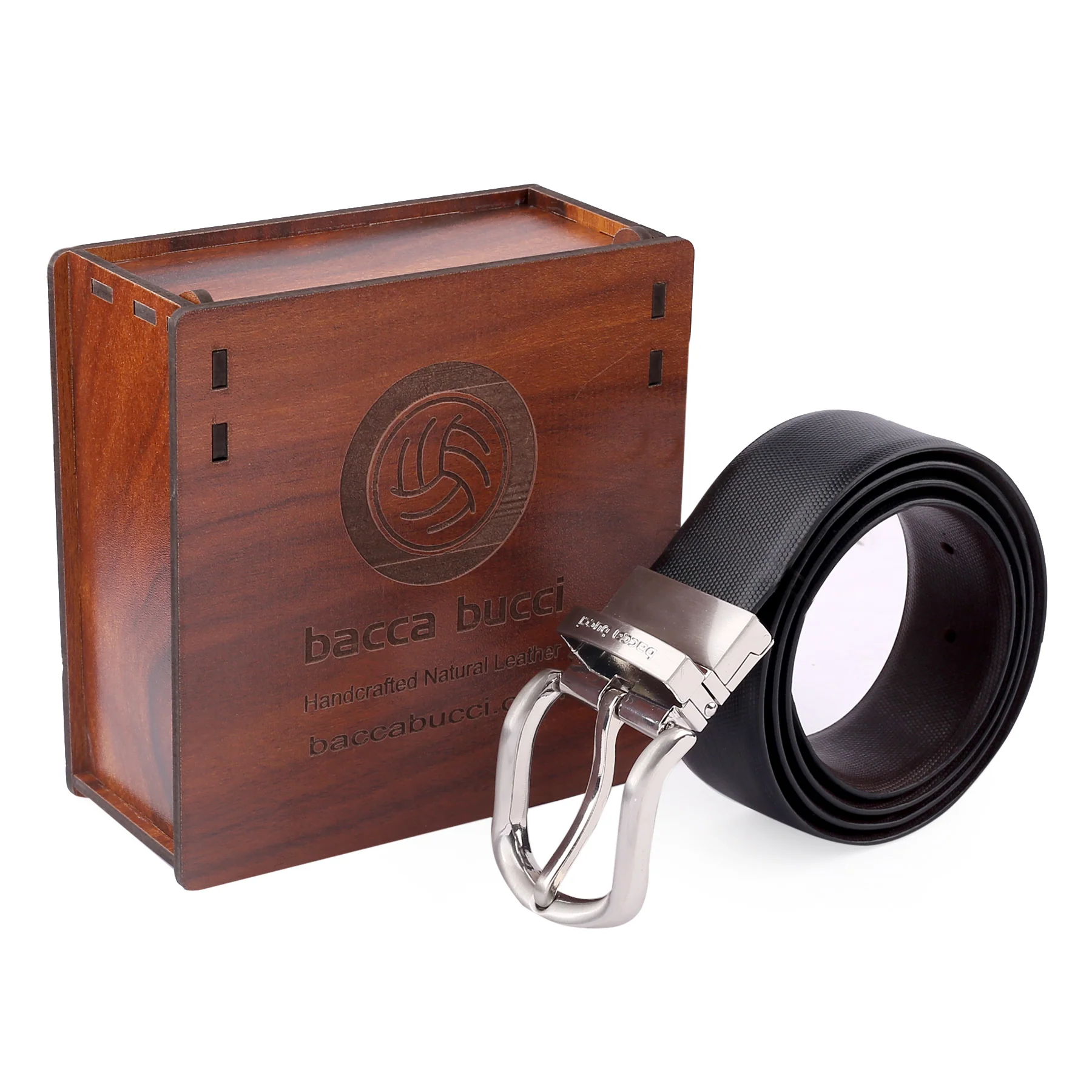 Bacca Bucci Auto reversible dress belt with Genuine Leather - Image 5