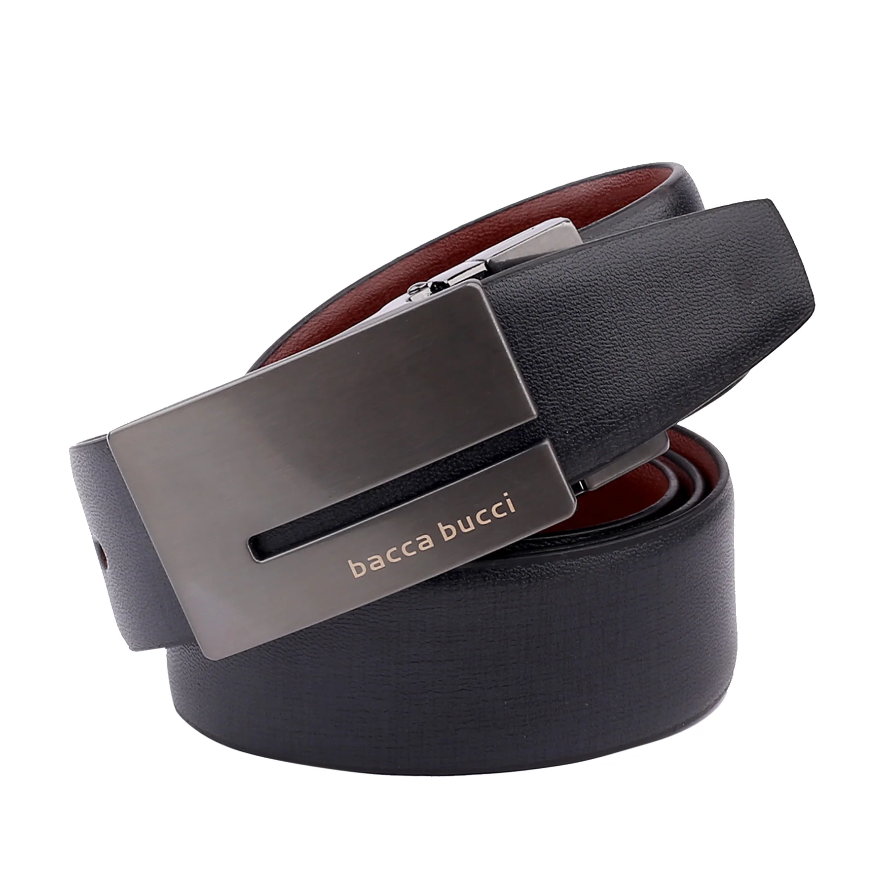 Bacca Bucci Auto reversible dress belt with Genuine Leather - Image 2