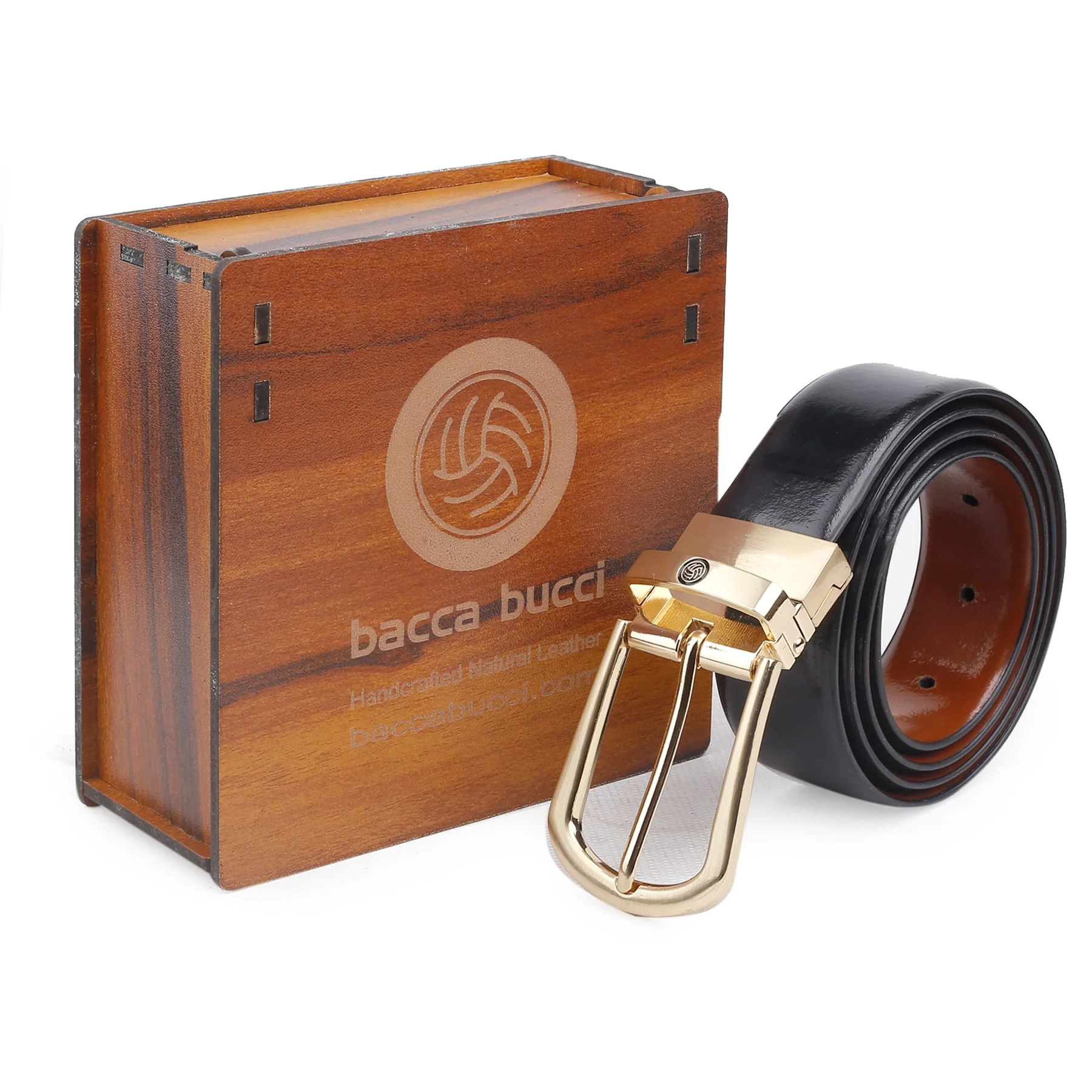 Bacca Bucci Reversible Genuine Leather Formal Dress Belts - Image 6
