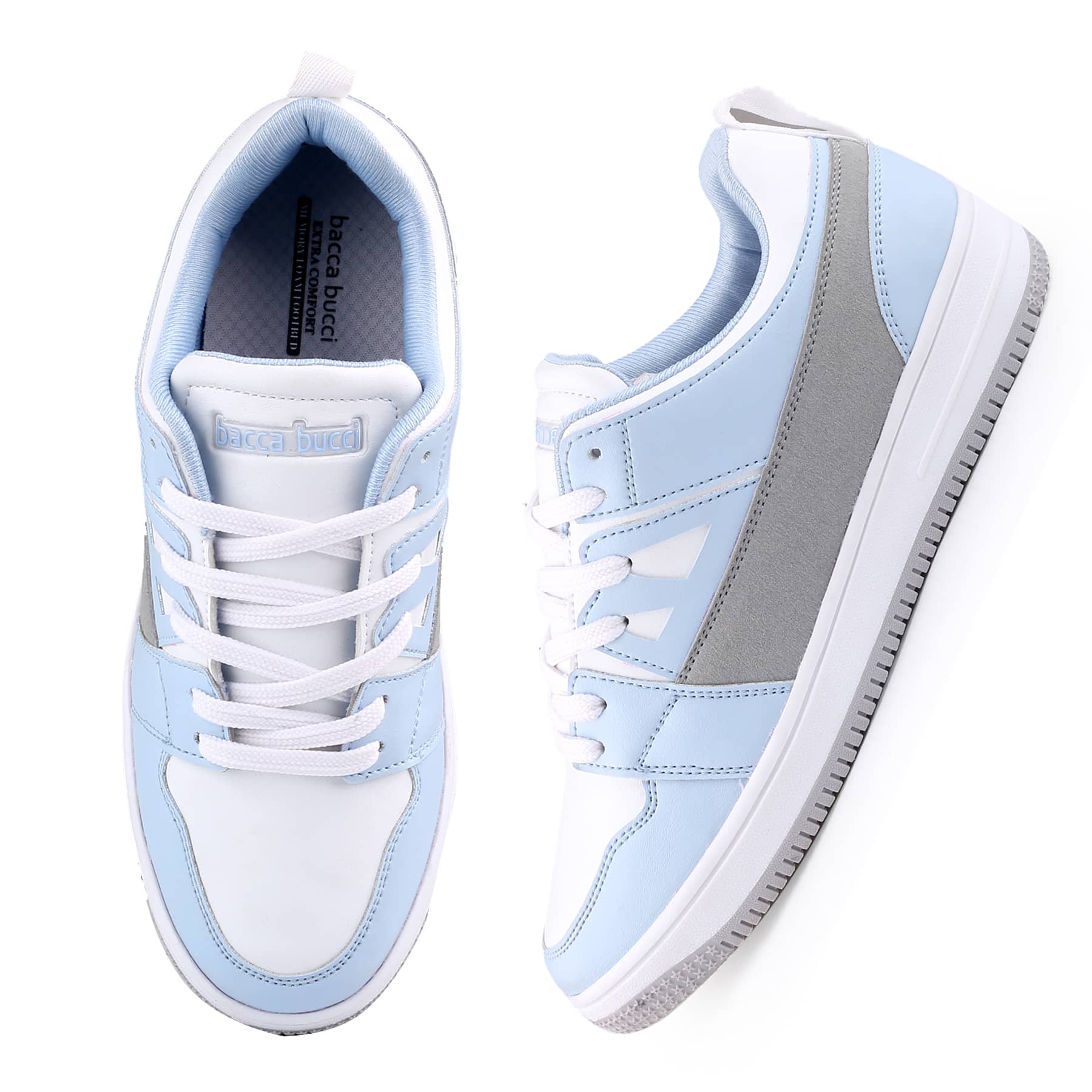 Bacca Bucci SERENITY Low Top Flat Sole Fashion Women's Sneakers - Image 6