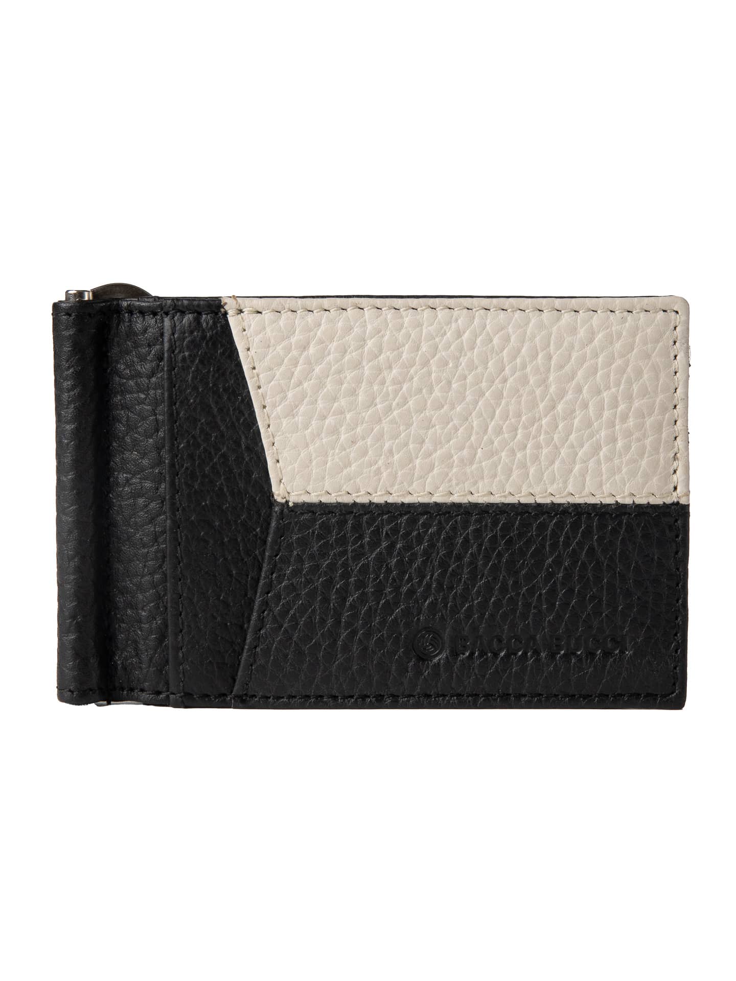 Bacca Bucci Slim Genuine Leather Wallet with Money Clipper - Image 5