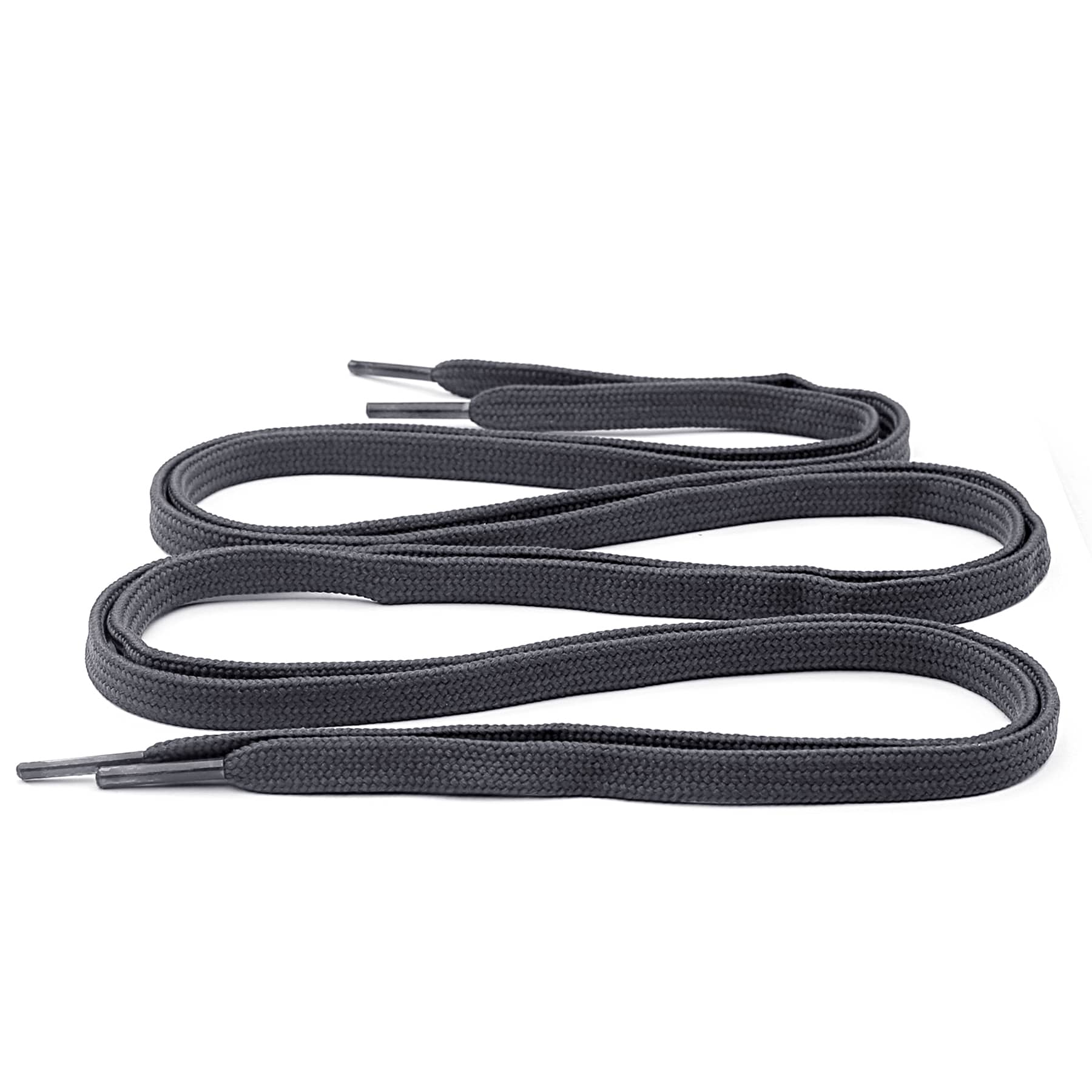 Bacca Bucci Sneaker Shoe Laces | Flat | Black- Maroon - Image 7