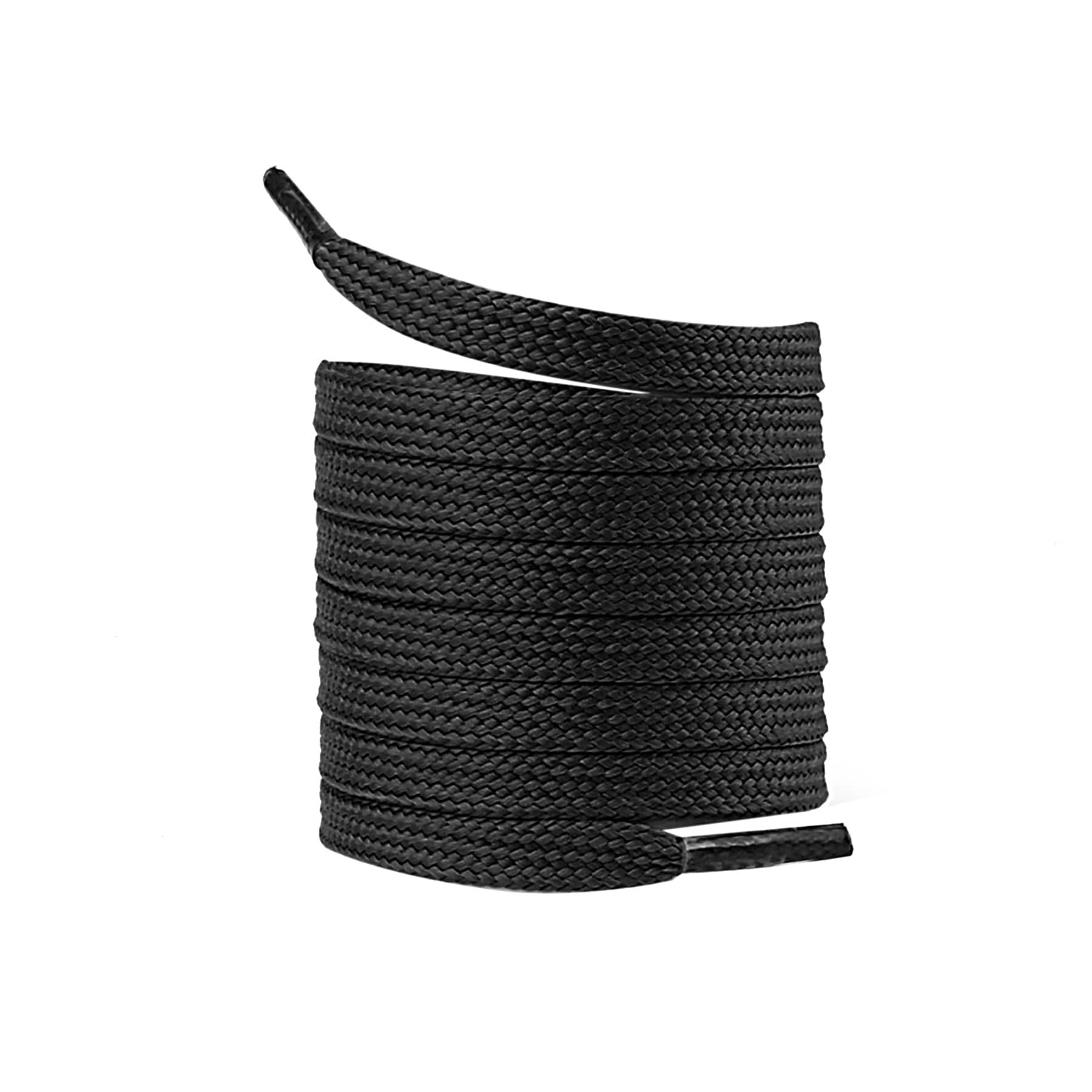 Bacca Bucci Sneaker Shoe Laces | Flat | Black- Navy Blue - Image 13