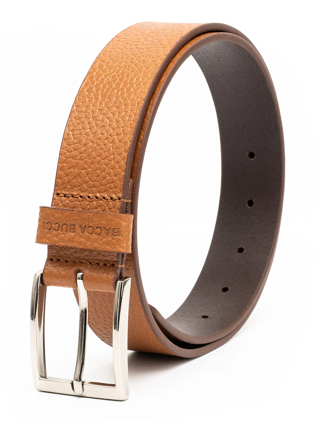 Bacca Bucci Textured Classic Pin Buckle Belt - Image 2