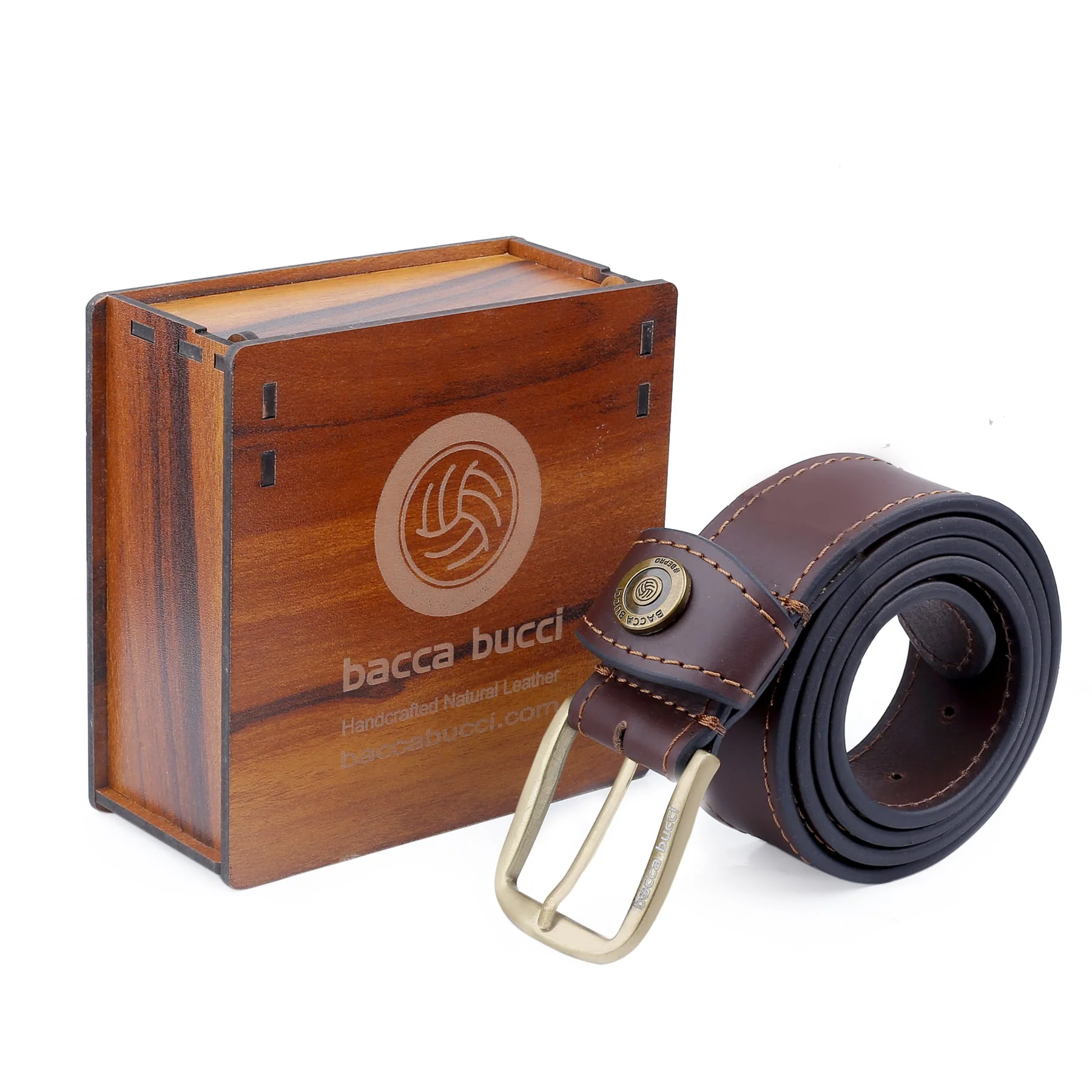 Bacca Bucci Thick and Rugged Genuine Leather Casual jeans Belt for Men - Image 6