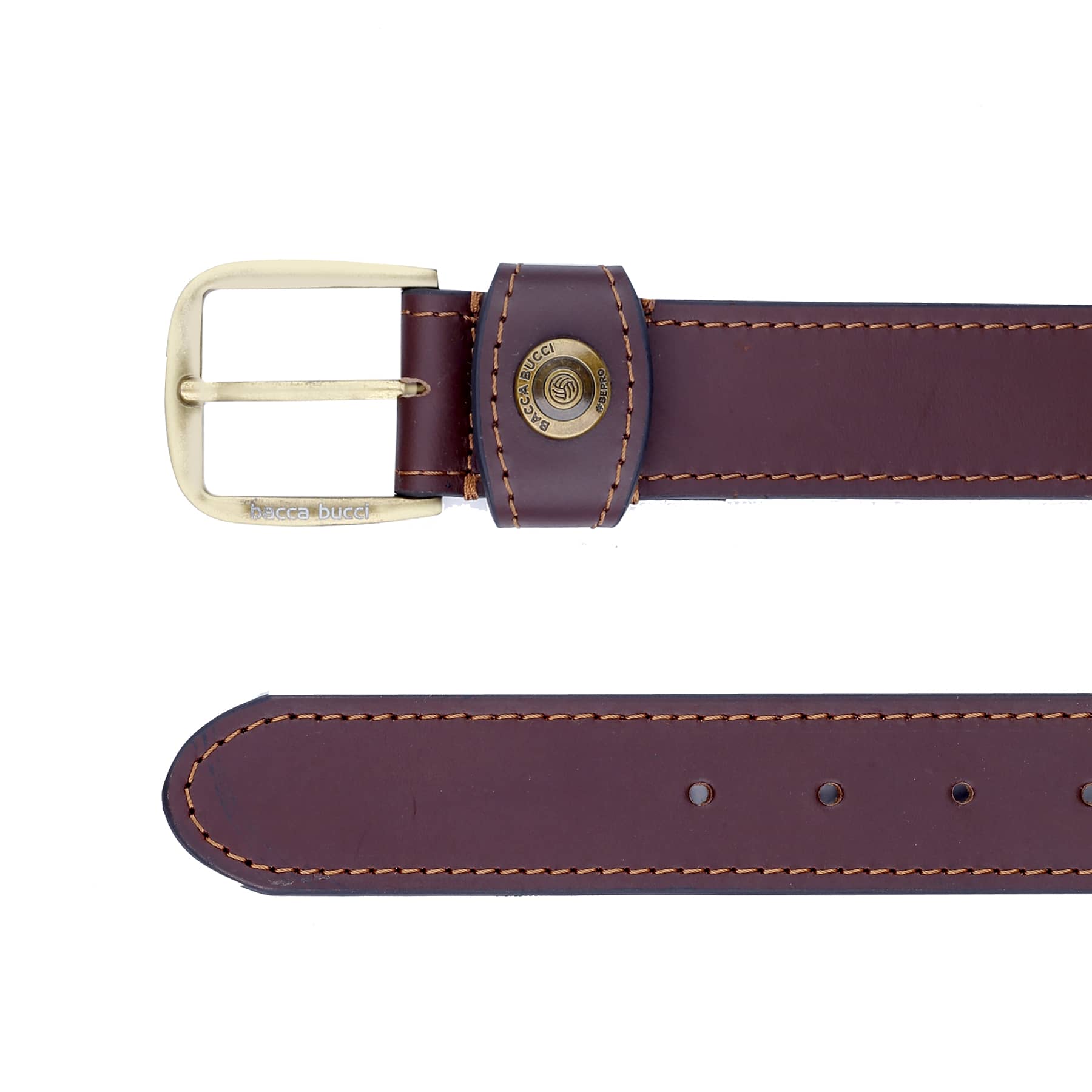 Bacca Bucci Thick and Rugged Genuine Leather Casual jeans Belt for Men - Image 11