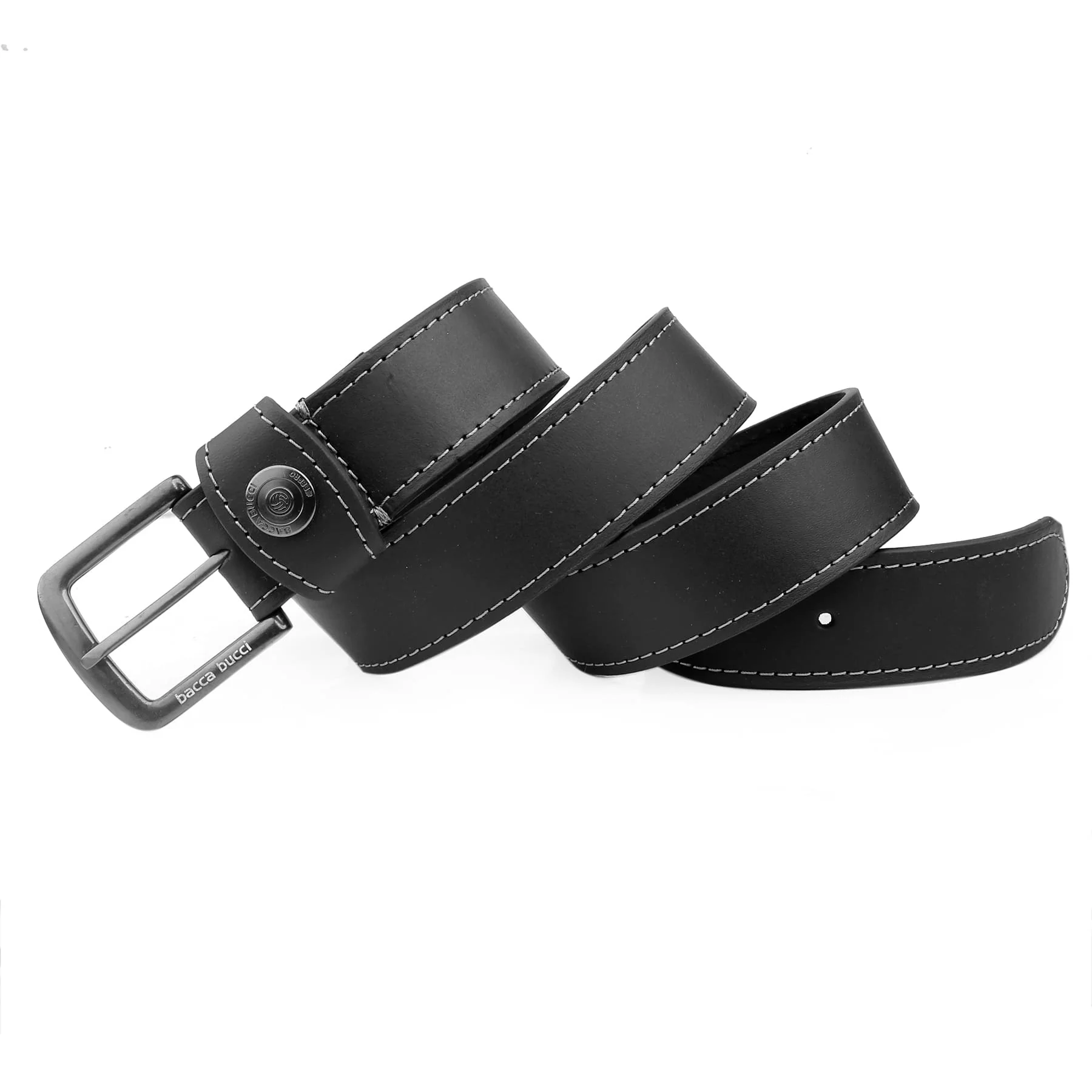Bacca Bucci Thick and Rugged Genuine Leather Casual jeans Belt for Men - Image 3