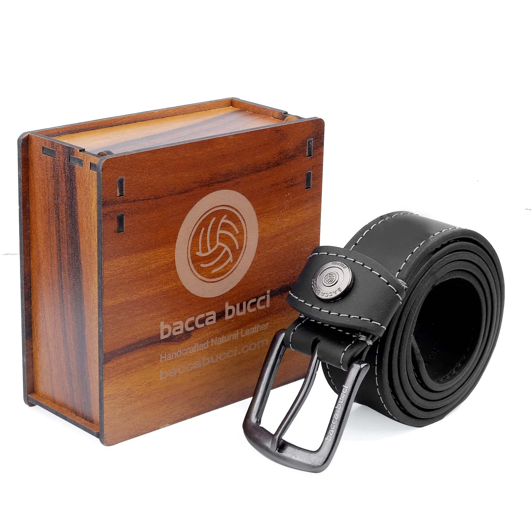 Bacca Bucci Thick and Rugged Genuine Leather Casual jeans Belt for Men - Image 6