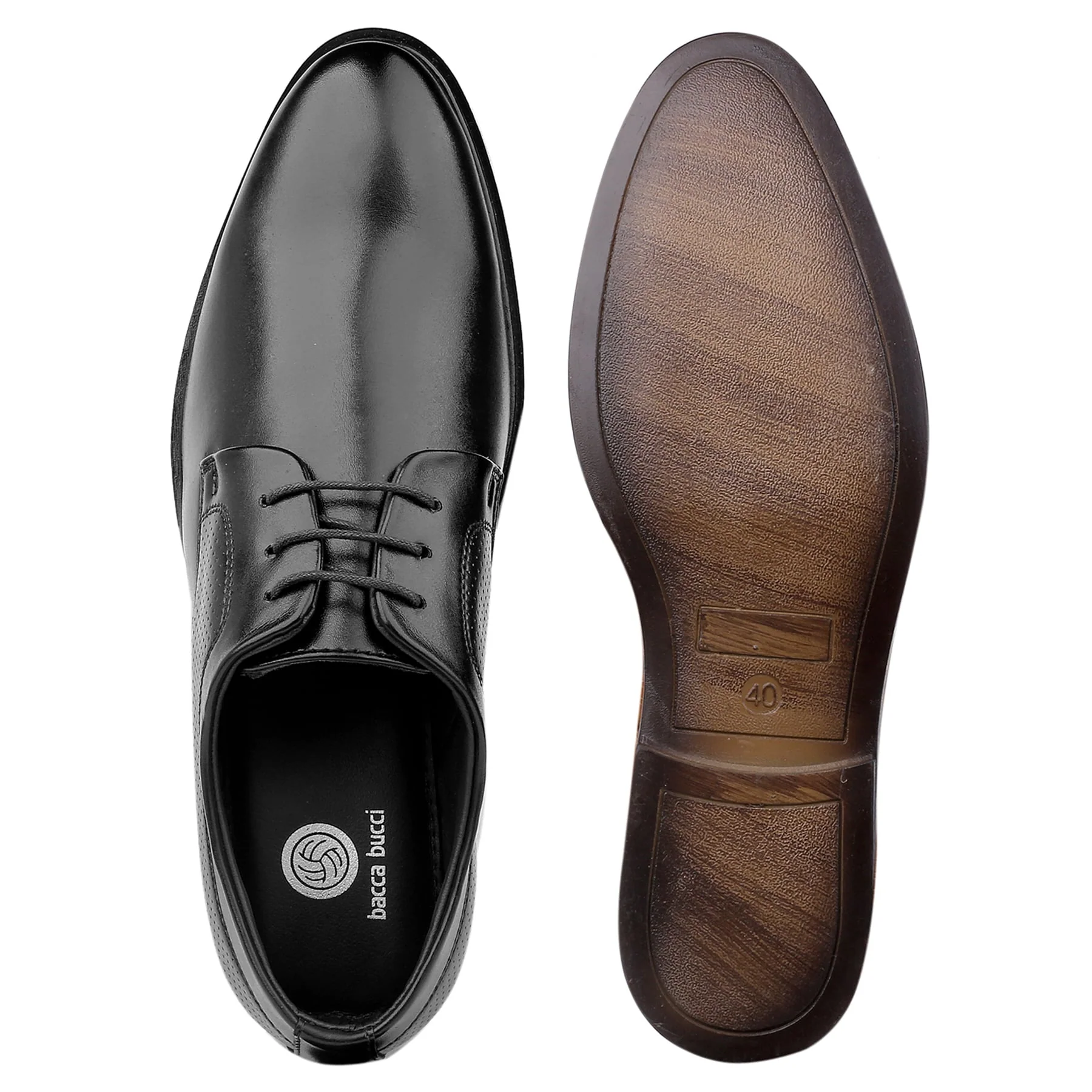Bacca Bucci VANCOUVER Formal Shoes with Superior Comfort |  All Day Wear Office Or Party Lace-up Shoes - Image 12