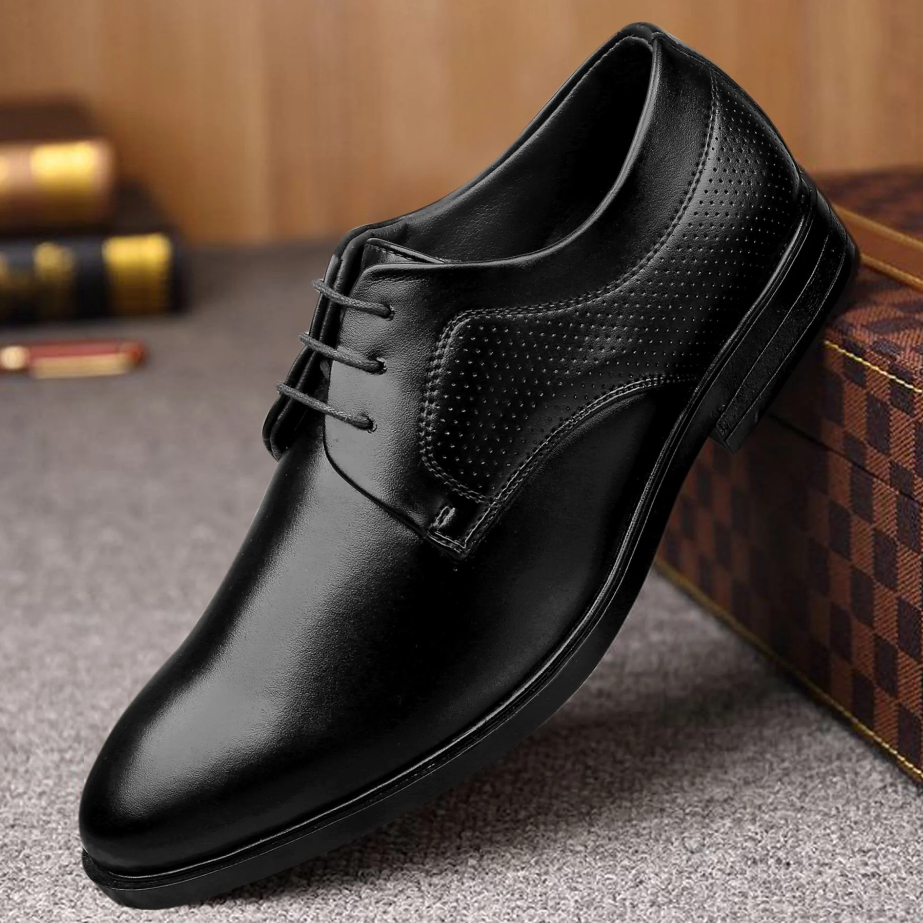 Bacca Bucci VANCOUVER Formal Shoes with Superior Comfort |  All Day Wear Office Or Party Lace-up Shoes - Image 9